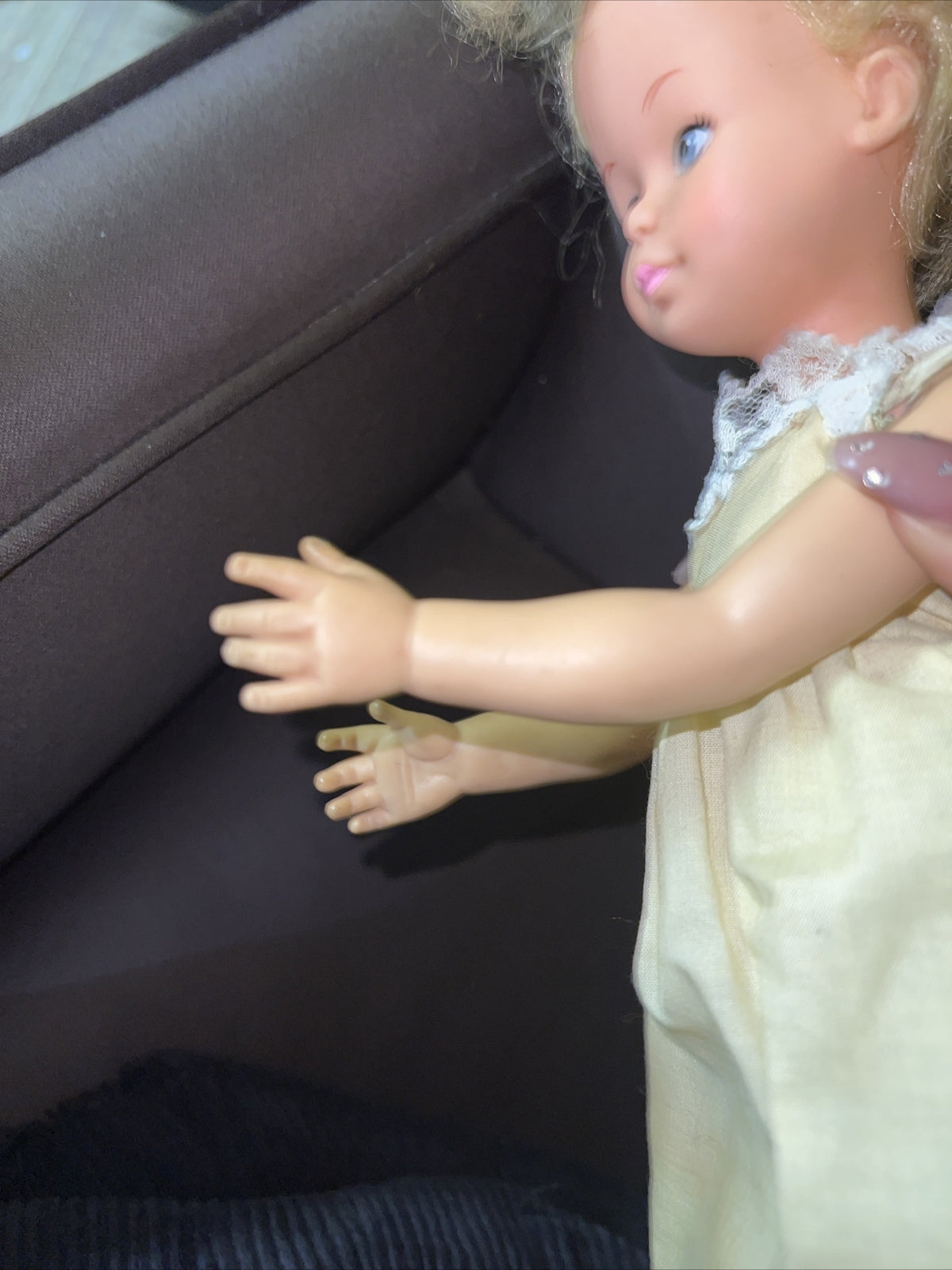 Playmates Doll made in Hong Kong Vintage Doll 14”4