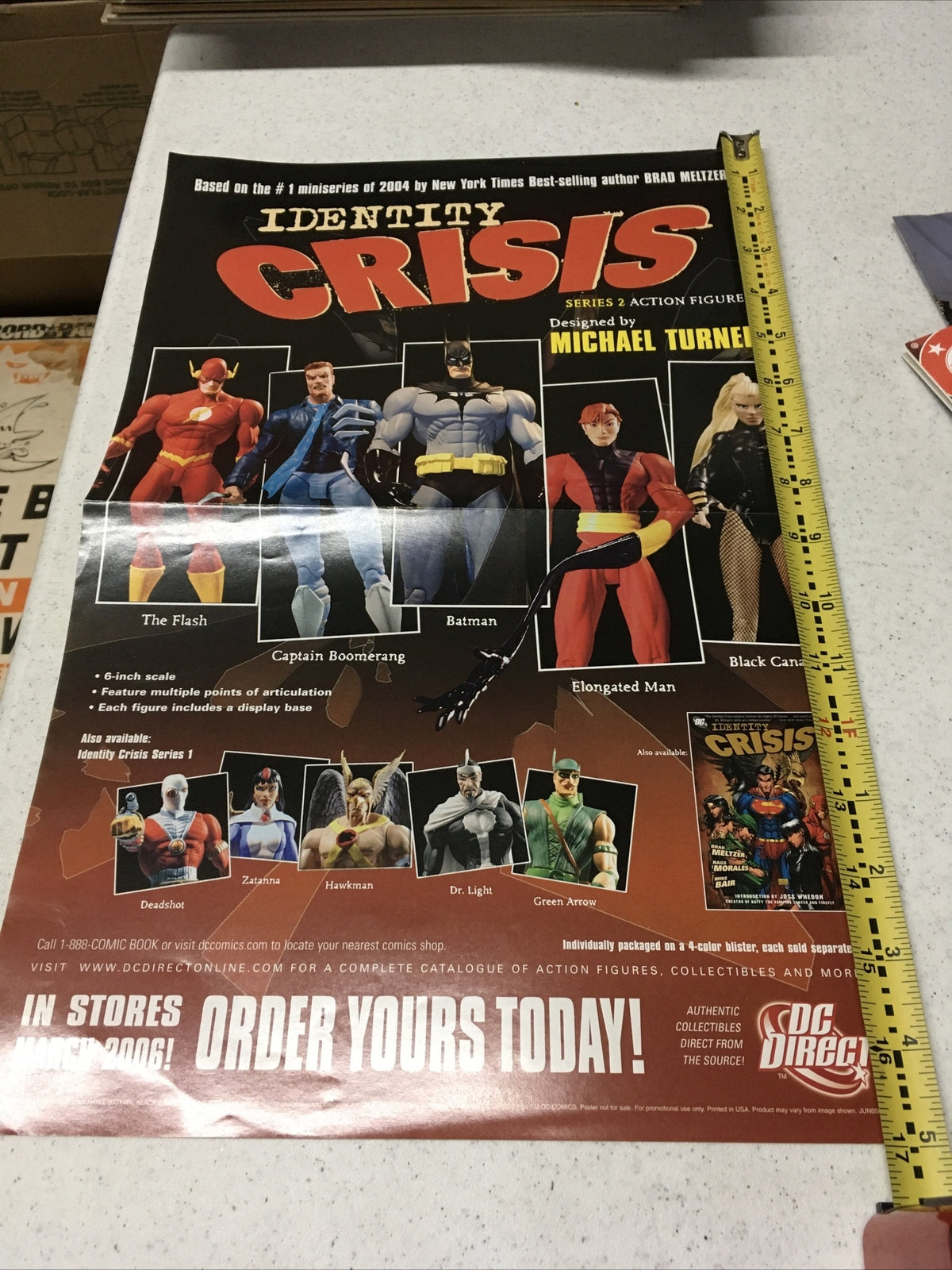 Identity Crisis Series 2 Promo Poster 2006 Dc Direct By Michael Turner2
