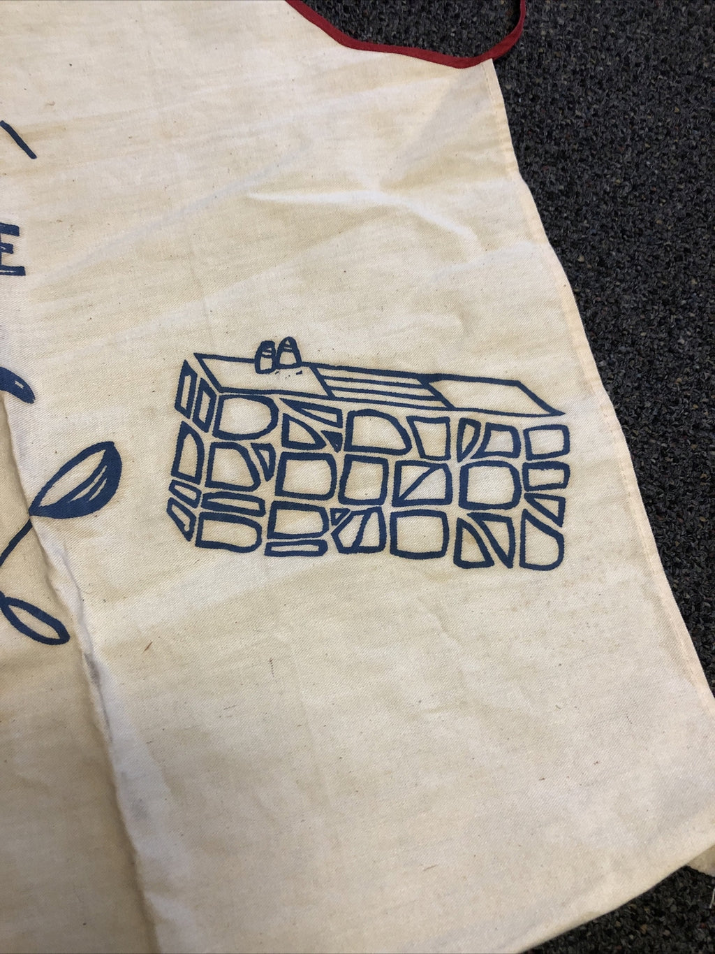 Vintage Barbecue Apron Bib “Genius At Work” Humor3