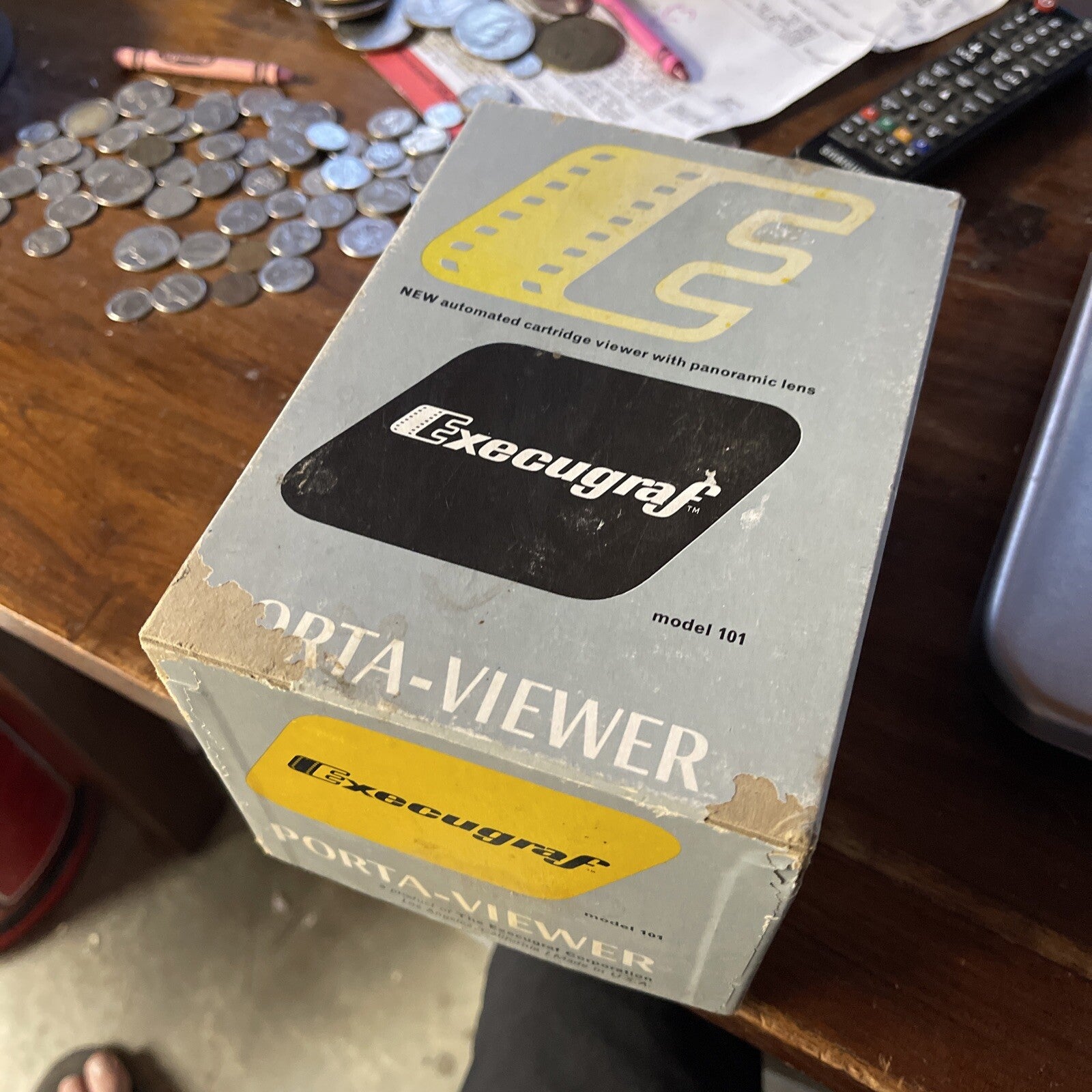 VINTAGE Execugraf PORTA VIEWER 35mm SLIDE VIEWER Parts8