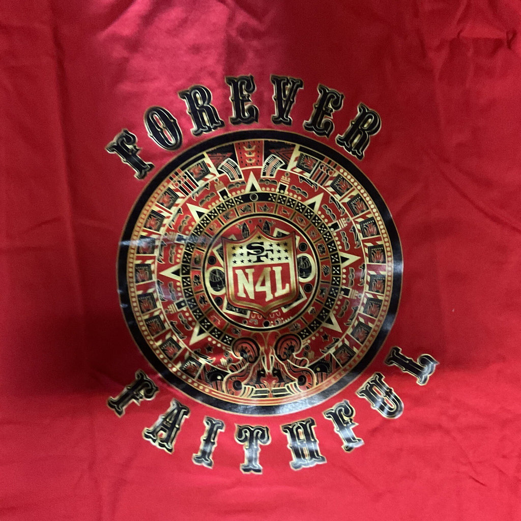 2 SF 49ers T-Shirt 3XL Forever Faithful San Francisco Tee Shirt XXXL Mens2