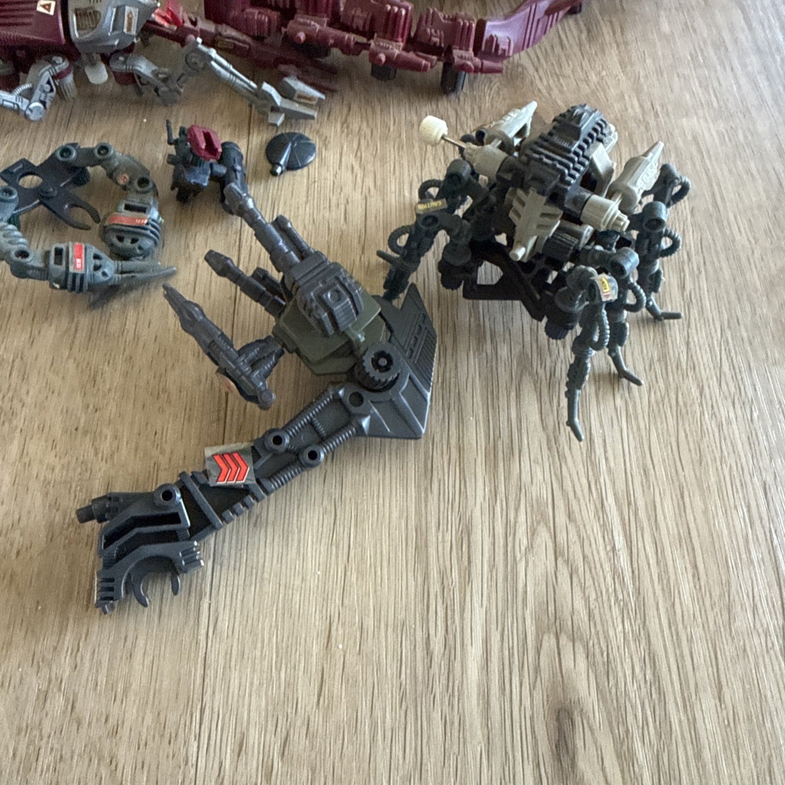Vintage Tomy Robo Strux Zoids Lot - Gordox Krark Mammoth & Spares 1980s6