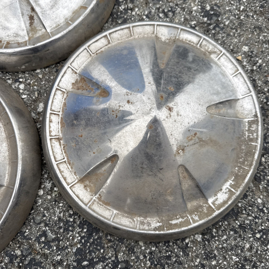 (3) Ford Mustang Galaxie Gran Torino Thunderbird Fairlane 10" Dog Dish Hub Cap2