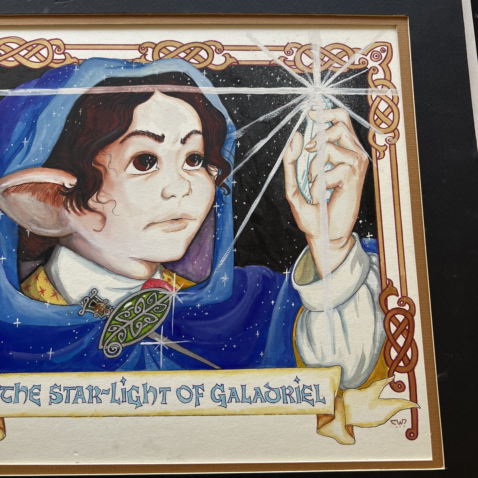 The Star-Light of Galadriel Illustration, Lord Of The Rings Artwork2