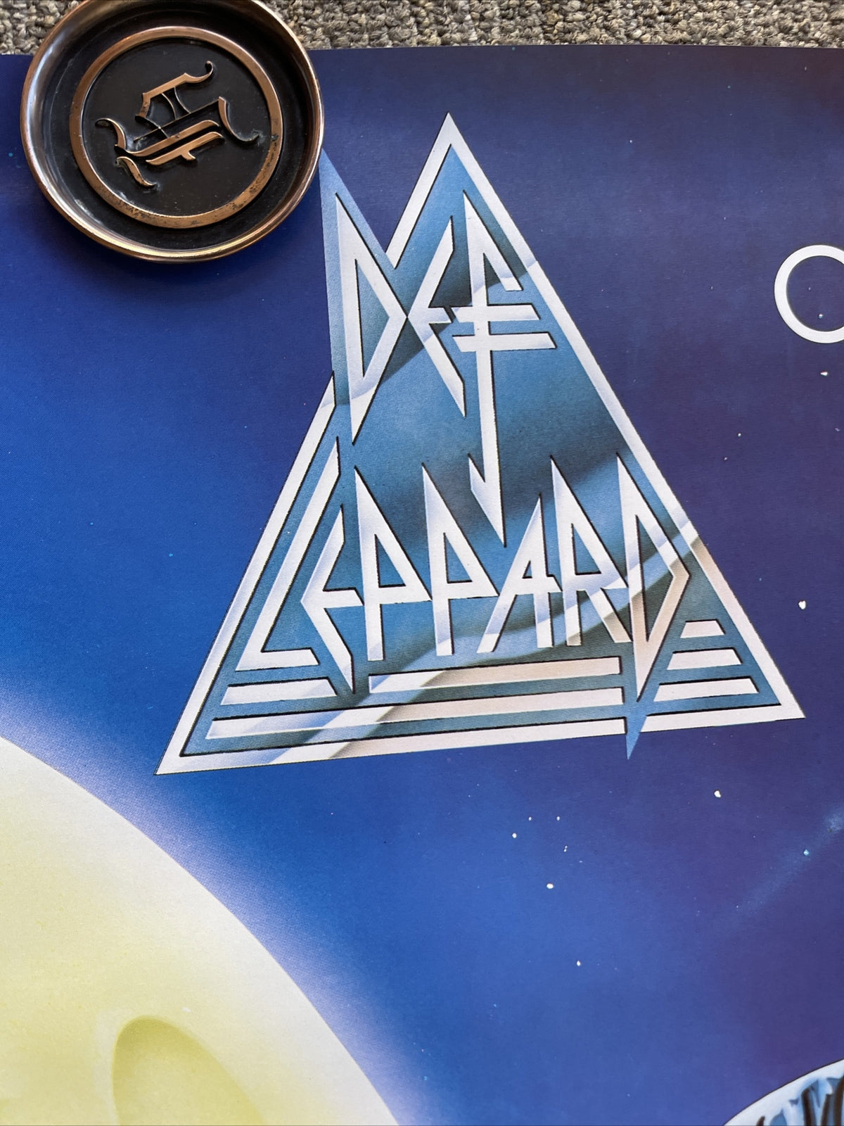 #182 1980 DEF LEPPARD On Through The Night Record Store Promo Poster 24” X 24”1