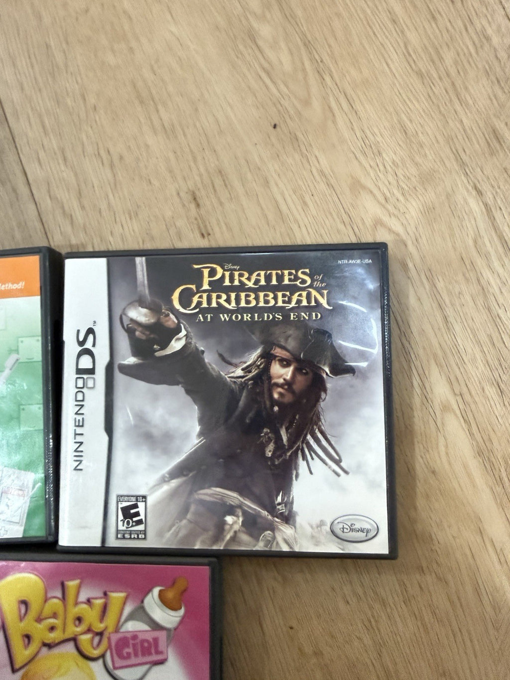 Nintendo DS Video Game Lot of 3 Including Pirates of the Caribbean,My Baby Girl1