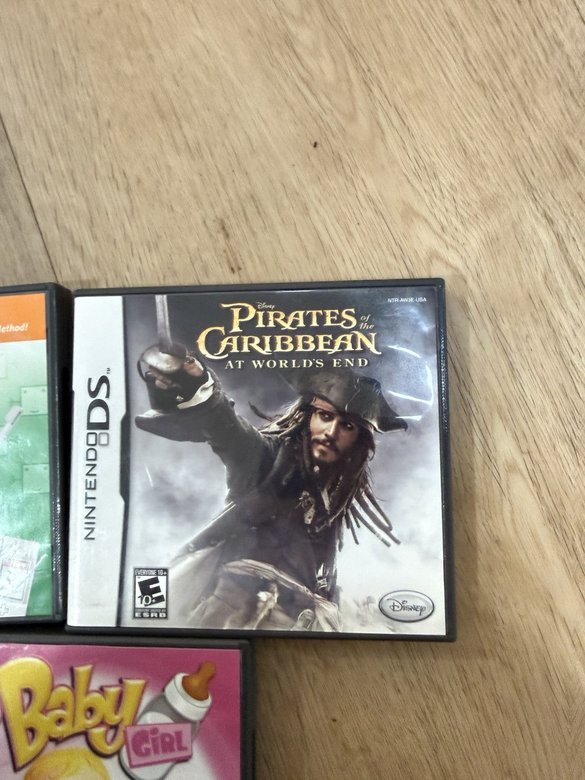 Nintendo DS Video Game Lot of 3 Including Pirates of the Caribbean,My Baby Girl1