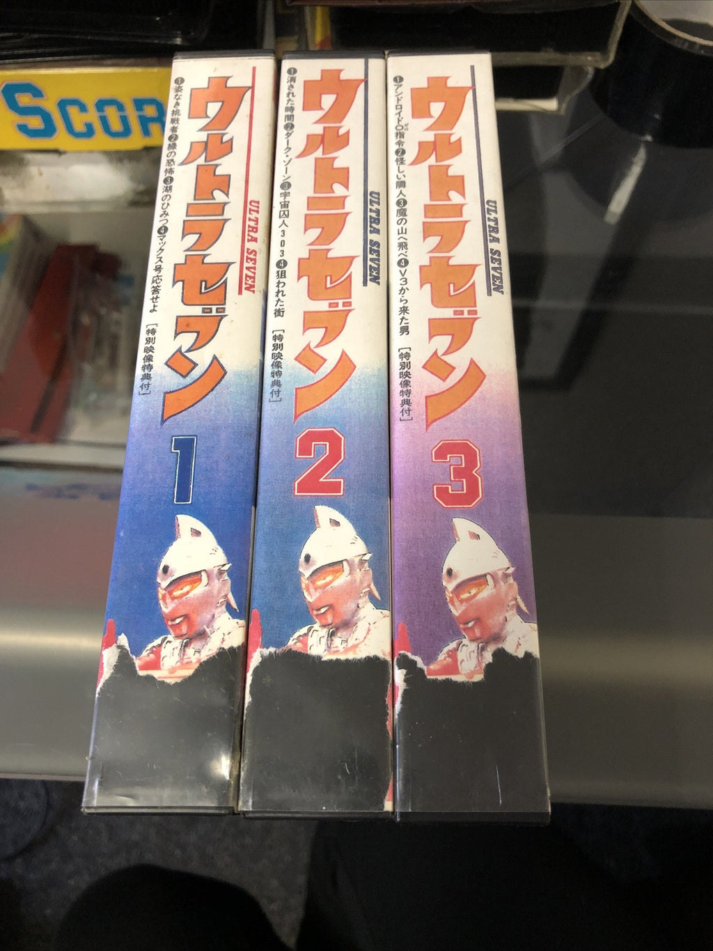 ULTRA-SEVEN RARE VHS Lot Of 3 Number 1-3 Japan Galaxy M784