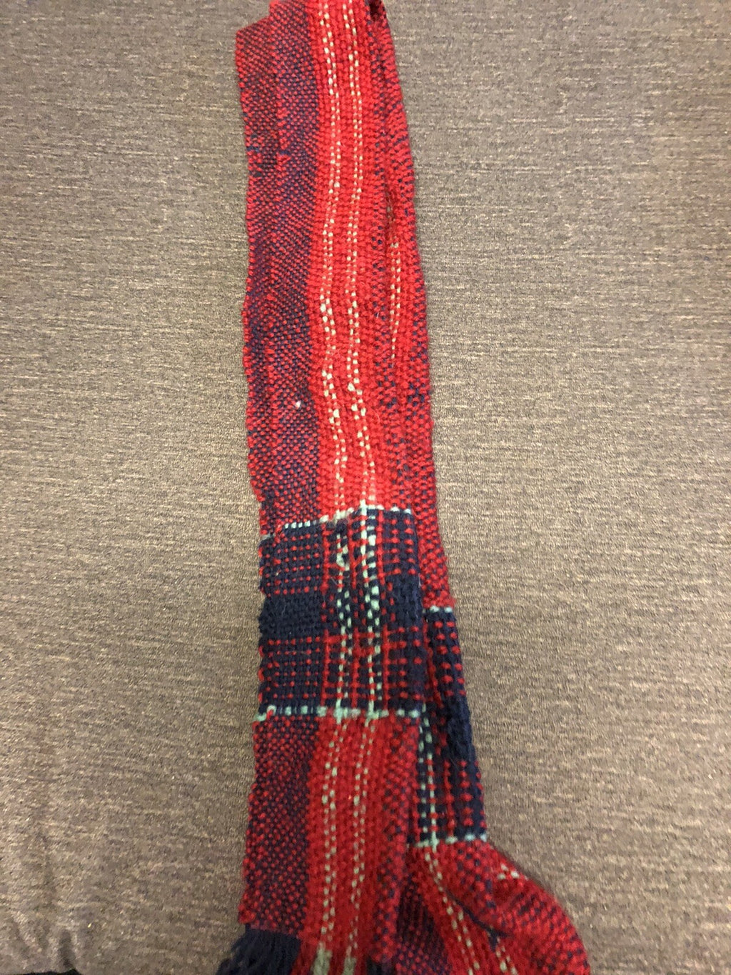 Lot 7 Winter Scarves Wool Acrylic Tartan Plaid Solid1