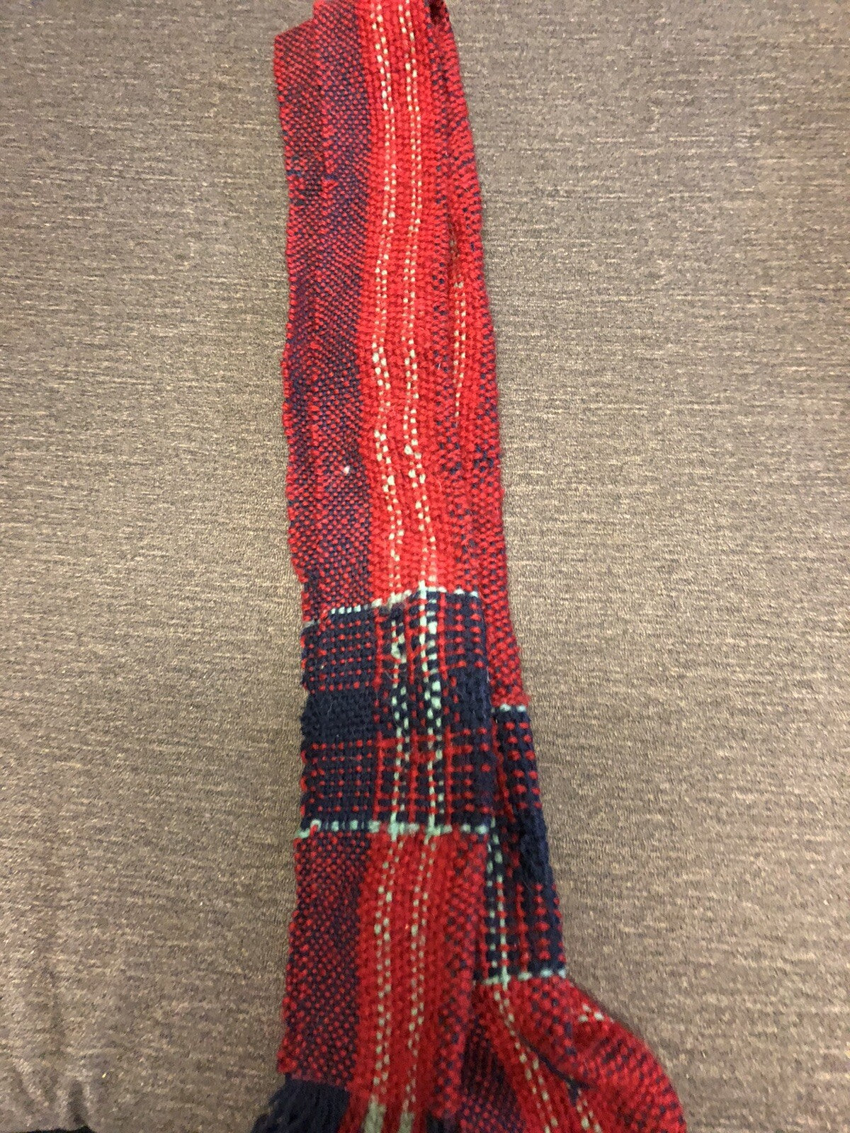 Lot 7 Winter Scarves Wool Acrylic Tartan Plaid Solid1