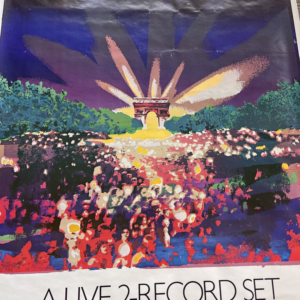 #177 1979 Supertramp Paris Record Store Subway Promo Poster 60” X 40” Large4