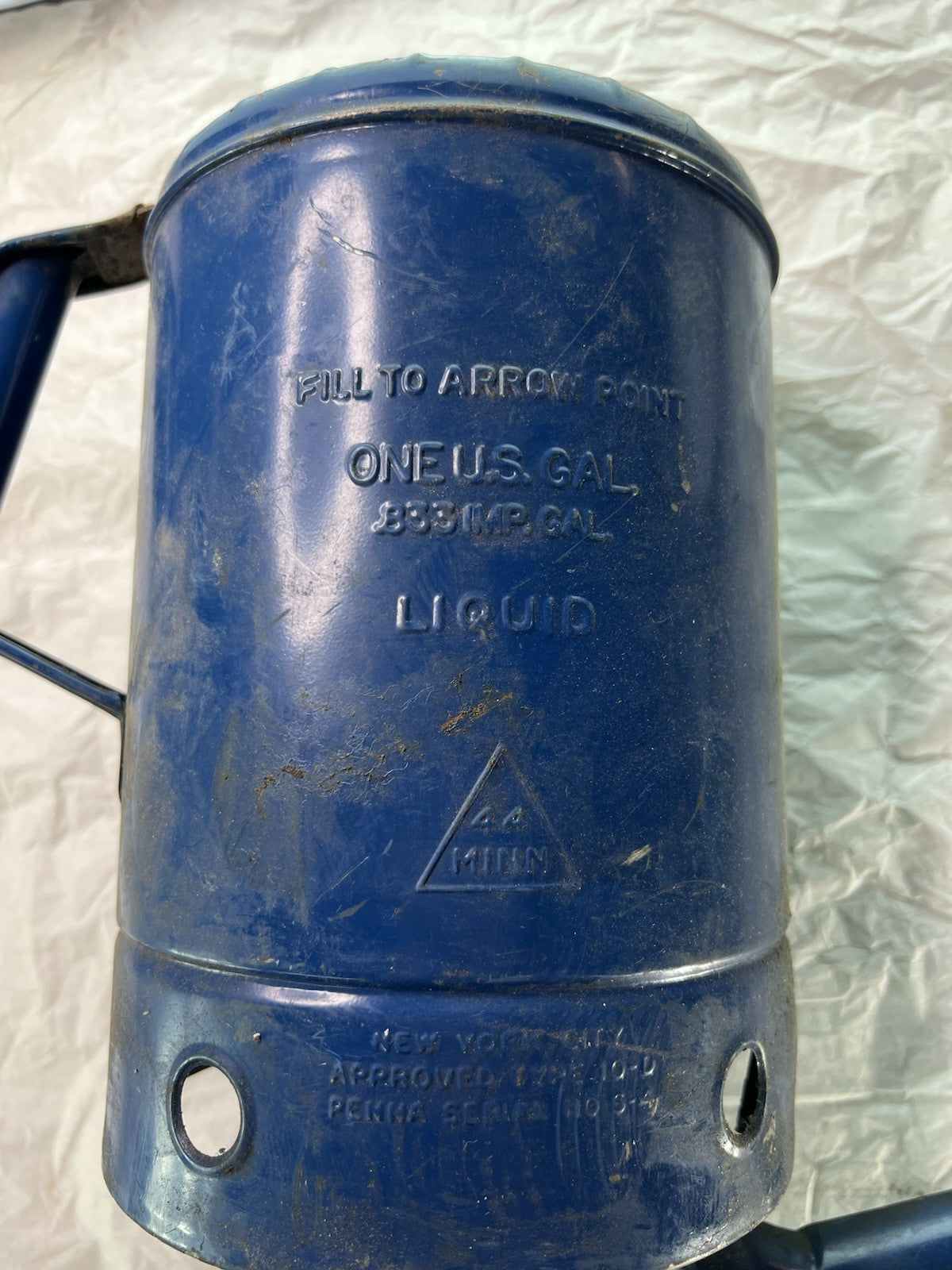 Vintage Plews Swing Spout Oil Can – 1 Gallon Metal Jug2