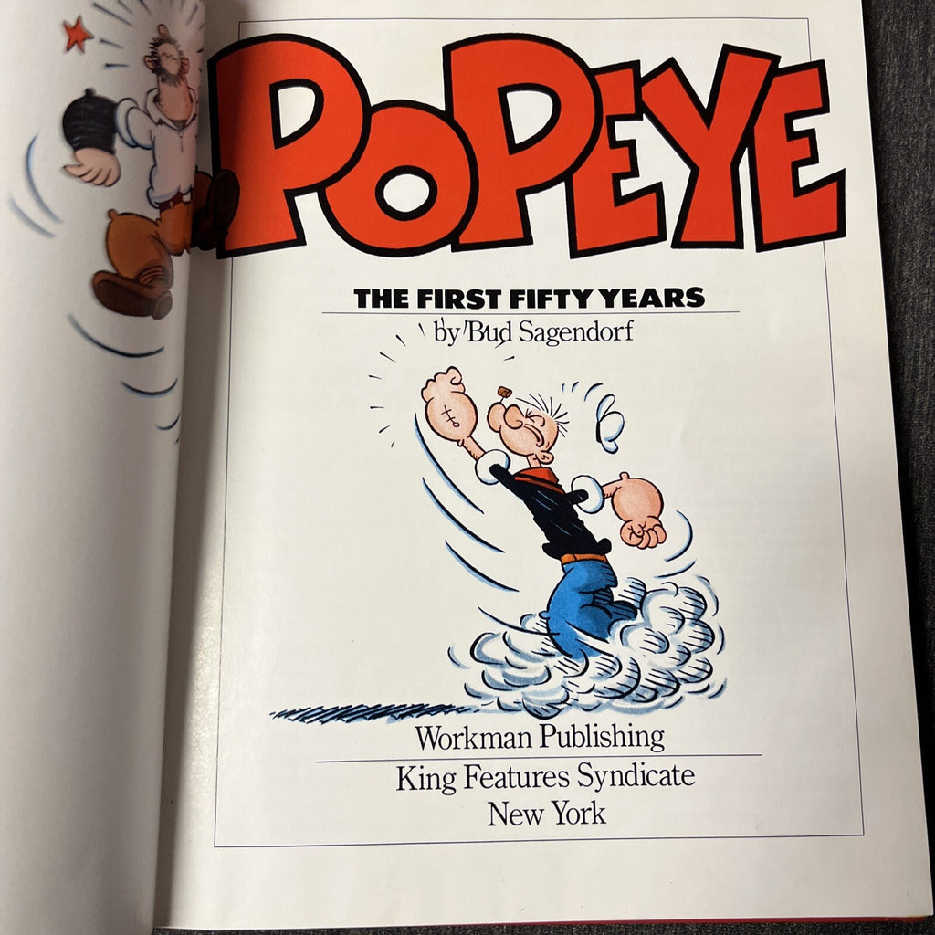 Popeye: The First Fifty 50 Years “I Yam What I Yam” By Bud Sagendorf Hardcover4