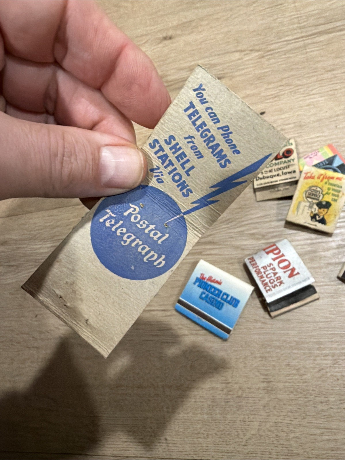 Vintage 1940's GAS STATION Matchbook Lot Richfield Sinclair Champion Mobilgas12