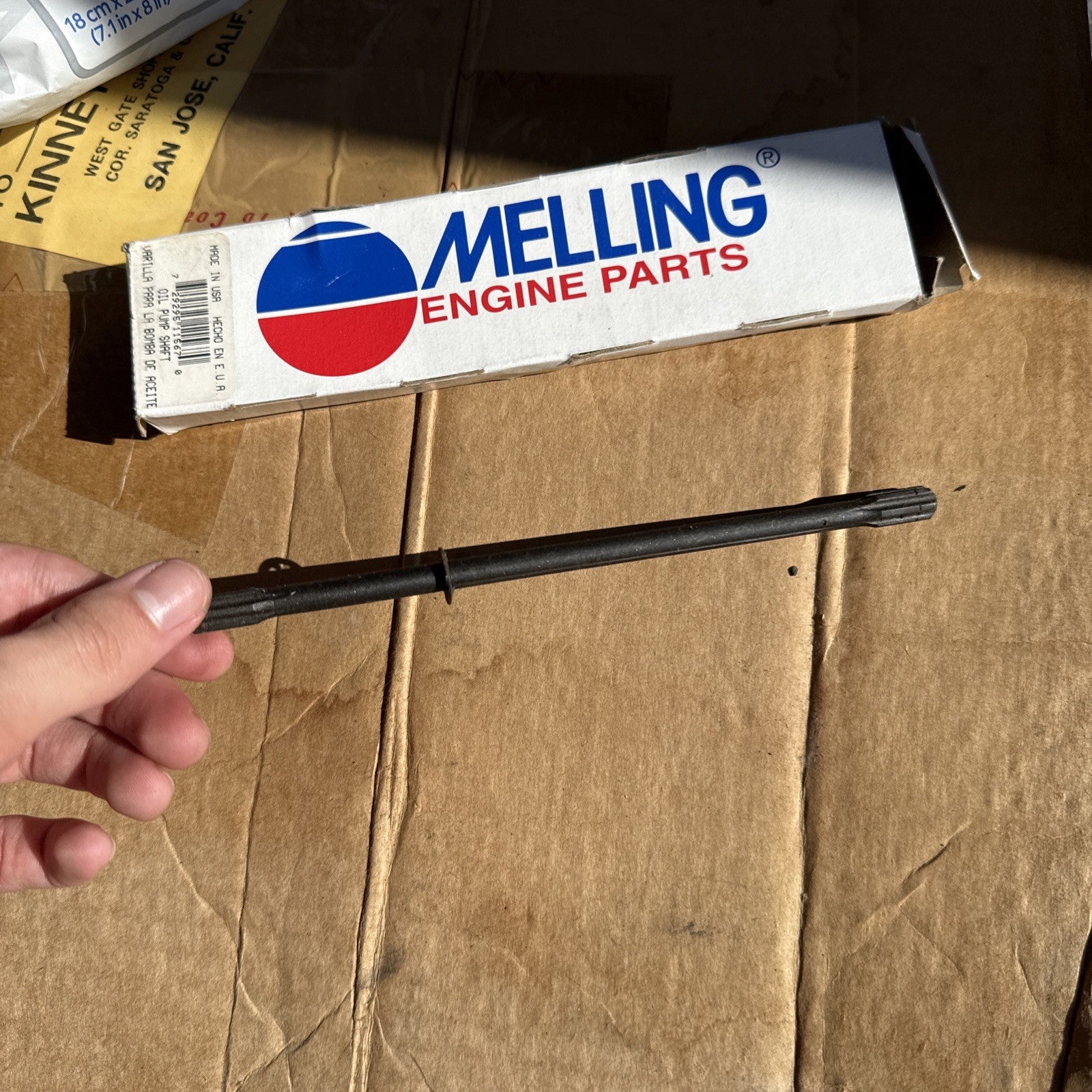 Melling IS128 Oil Pump Shaft Intermediate Driveshaft for Ford 2.9L V63