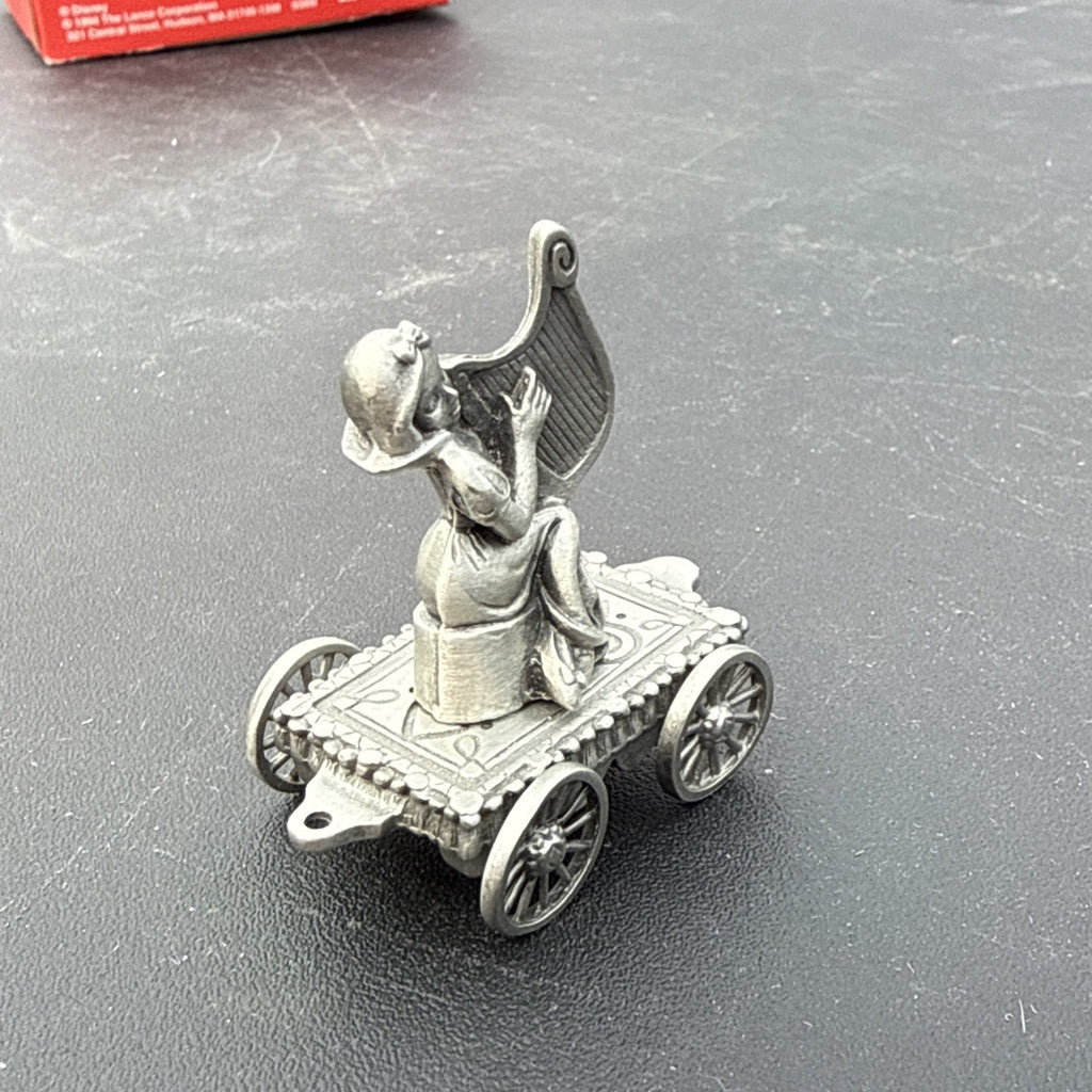 Walt Disney Railroad Hudson Pewter Music Band Train Rare Pc. “Snow White & Harp3