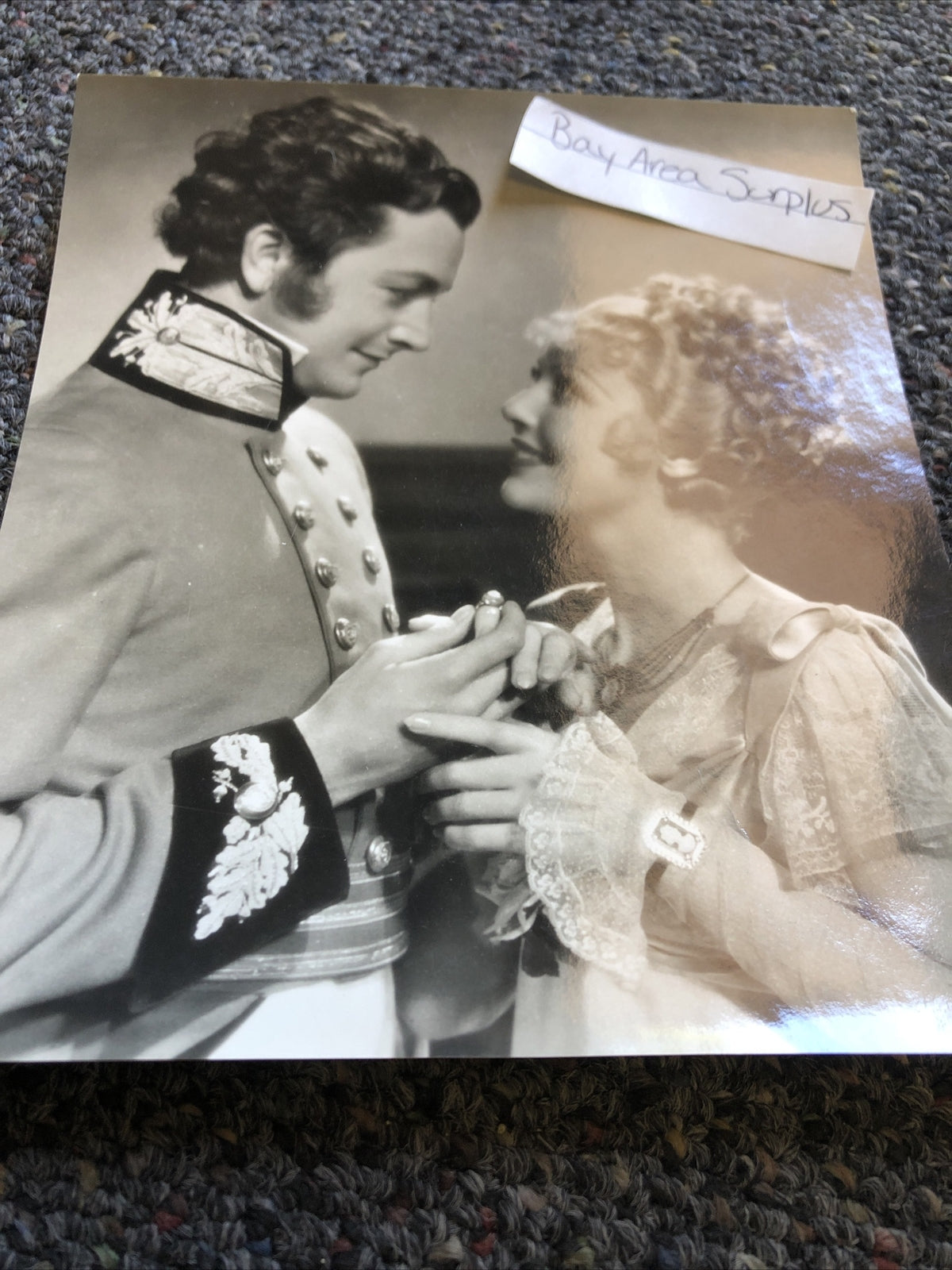 Rare Original Vintage Unpublished Photo Of ROBERT YOUNG & LORETTA YOUNG 6.5x5.5”1