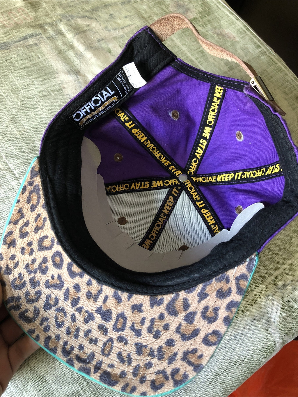 RARE “The Officials” Adjustable Cap Hat One Size Fits All4