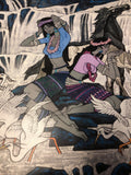 ZU MING HO "Silver Falls I" Signed Giclee On Canvas 5/99 Original0