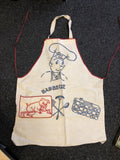 Vintage Barbecue Apron Bib “Genius At Work” Humor0