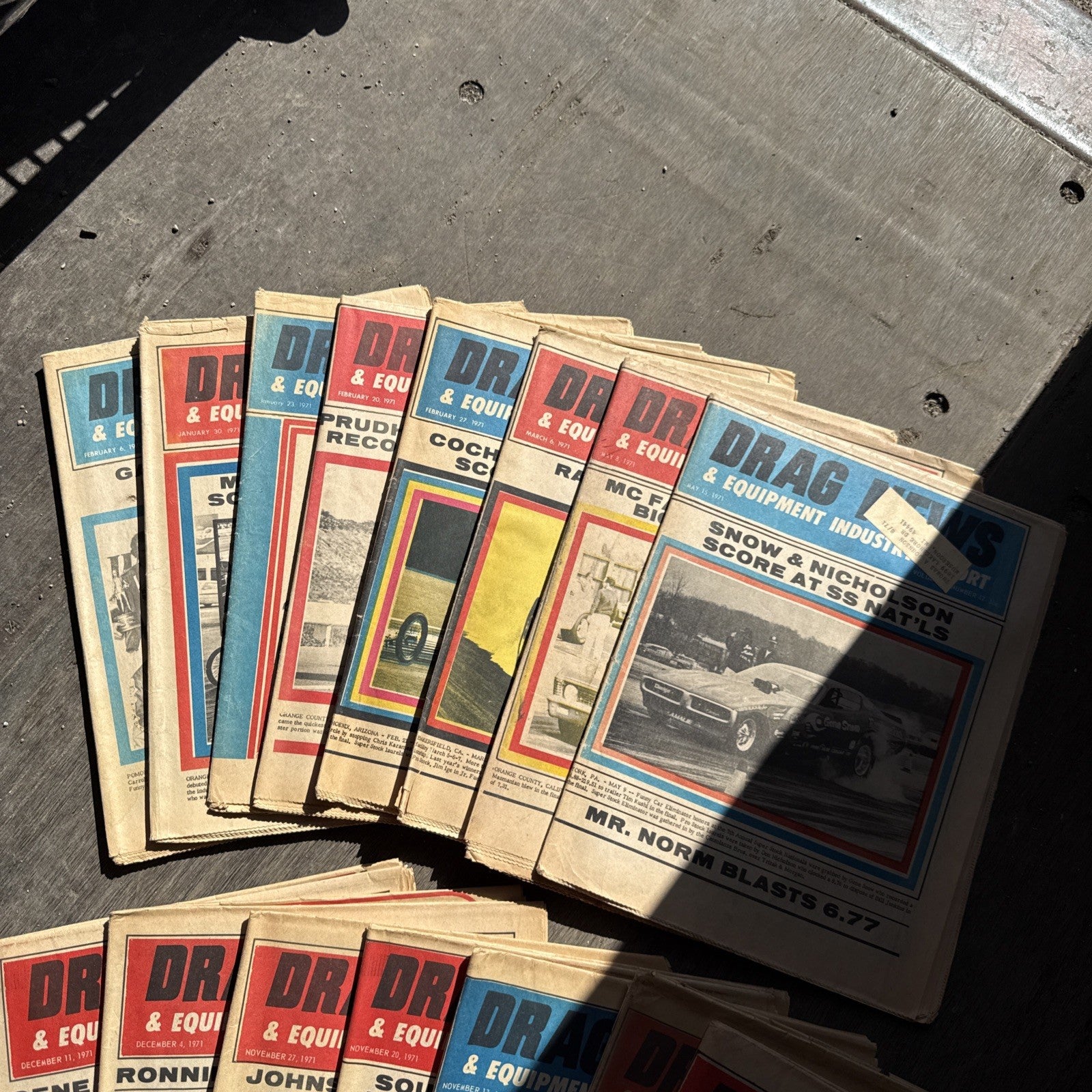 Vintage Drag News Magazine 1971 Volume 17-16  Drag Racing NHRA Don Garlits Lot2