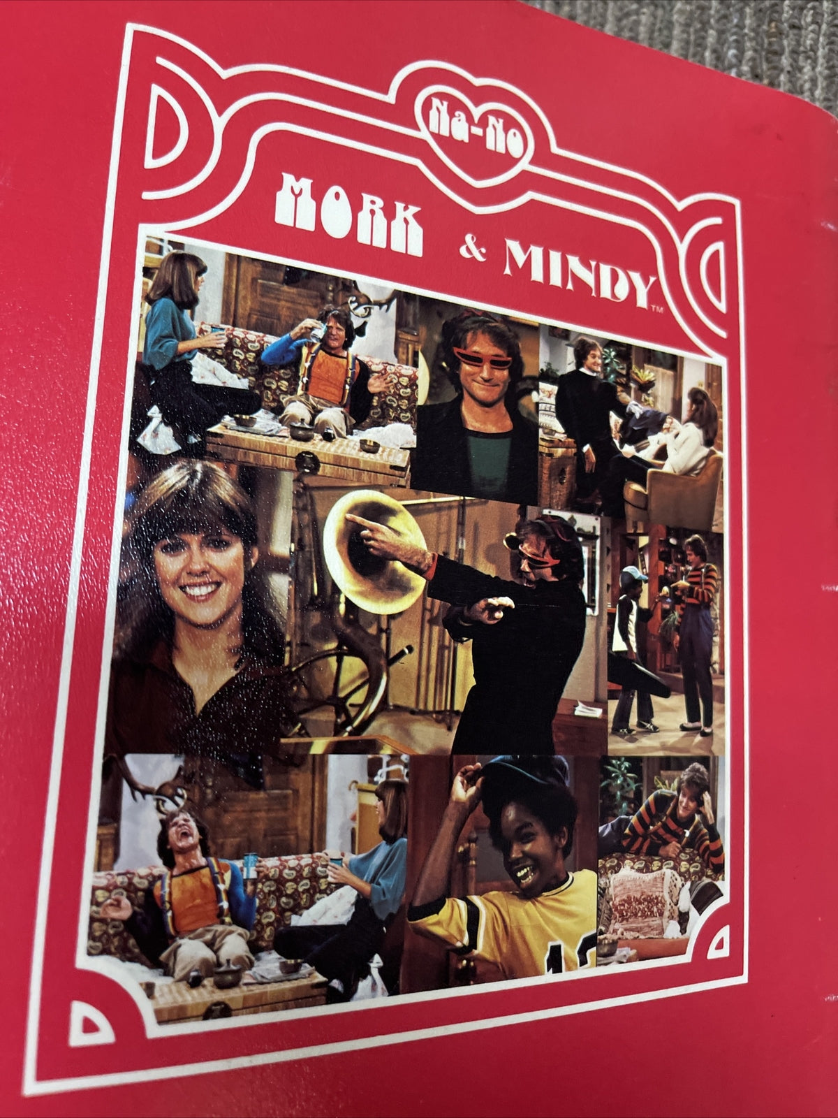 Vintage 1979 Mork and Mindy 3 Ring Binder Robin Williams3