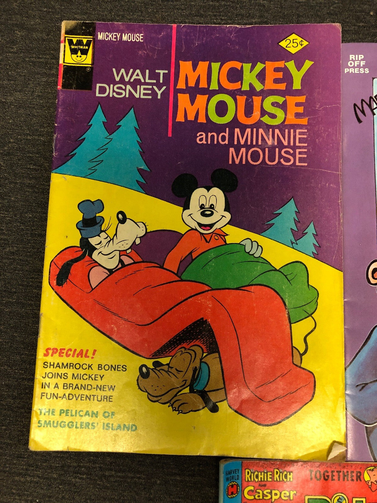 3- Mark Bodes  Miami Mice3, Walt Disney Mickey Minnie, Richie Rich Casper Comics3