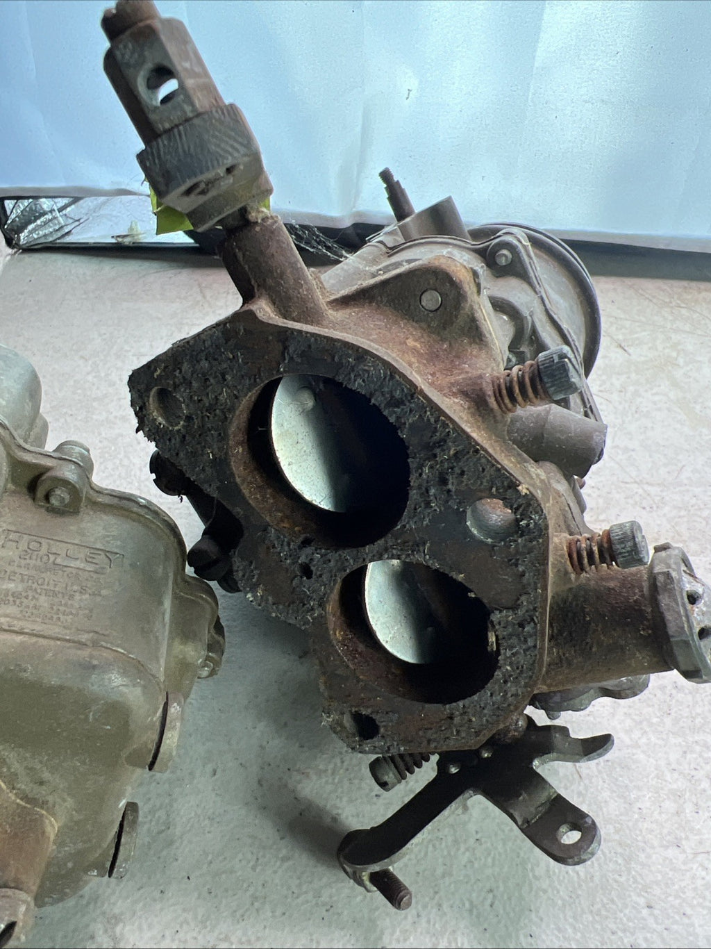 Vintage Hot Rod Holley 2HO Carburetor Lot Of 3 Old School Parts Triple Deuce4