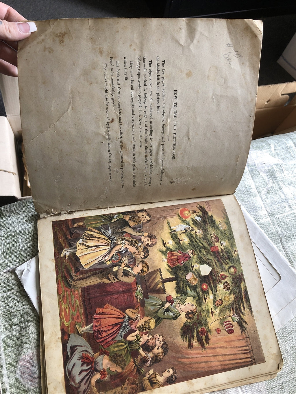 Warne's Picture Puzzle Toy Books Holiday Fun Late 1800’s2