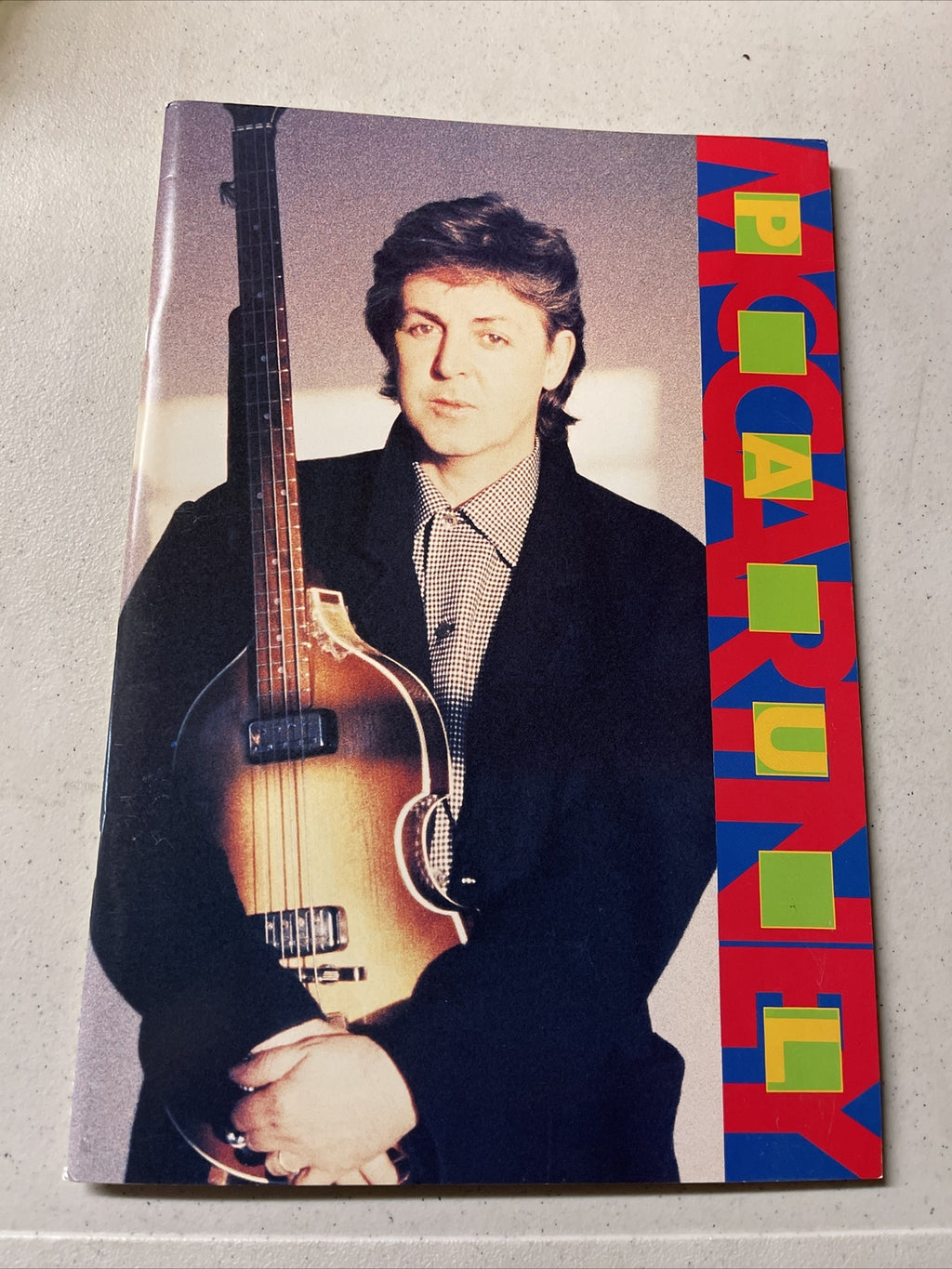 PAUL McCARTNEY 1989 World Tour In JAPAN CONCERT PROGRAM BOOK EXCELLENT!!! Rare!!0