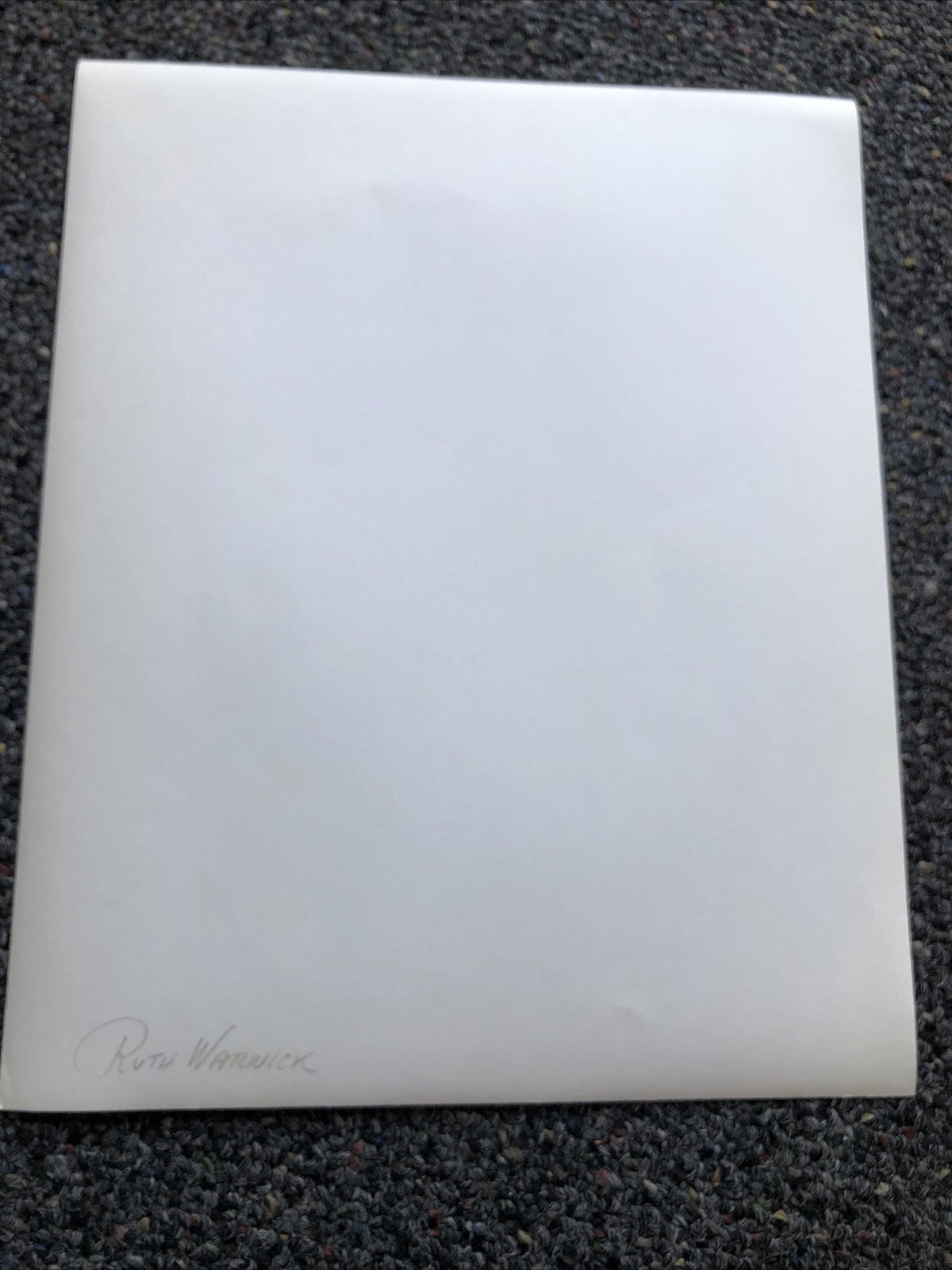 Rare Original Unpublished Photo Of Ruth Warrick 10”x8” Black/white Photograph7