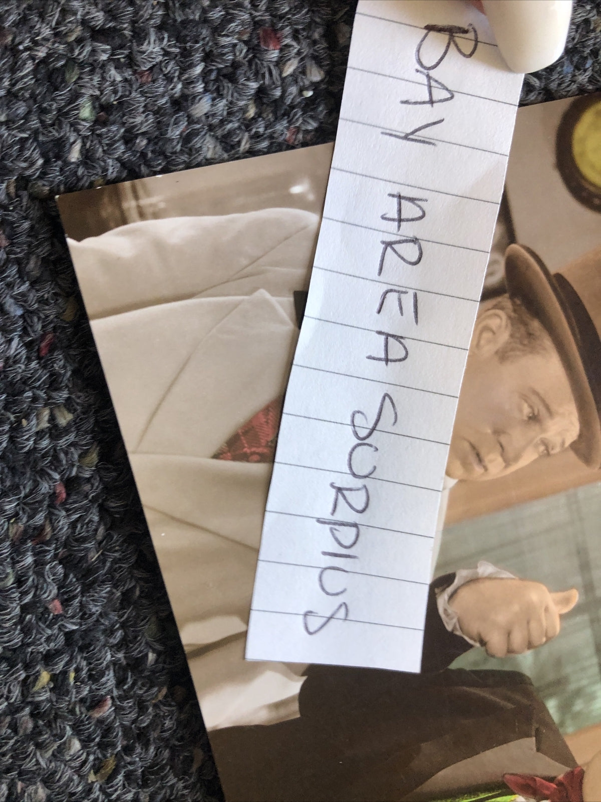 RARE Original Photo Of Oliver Hardy 6”x4” Candid Shot3