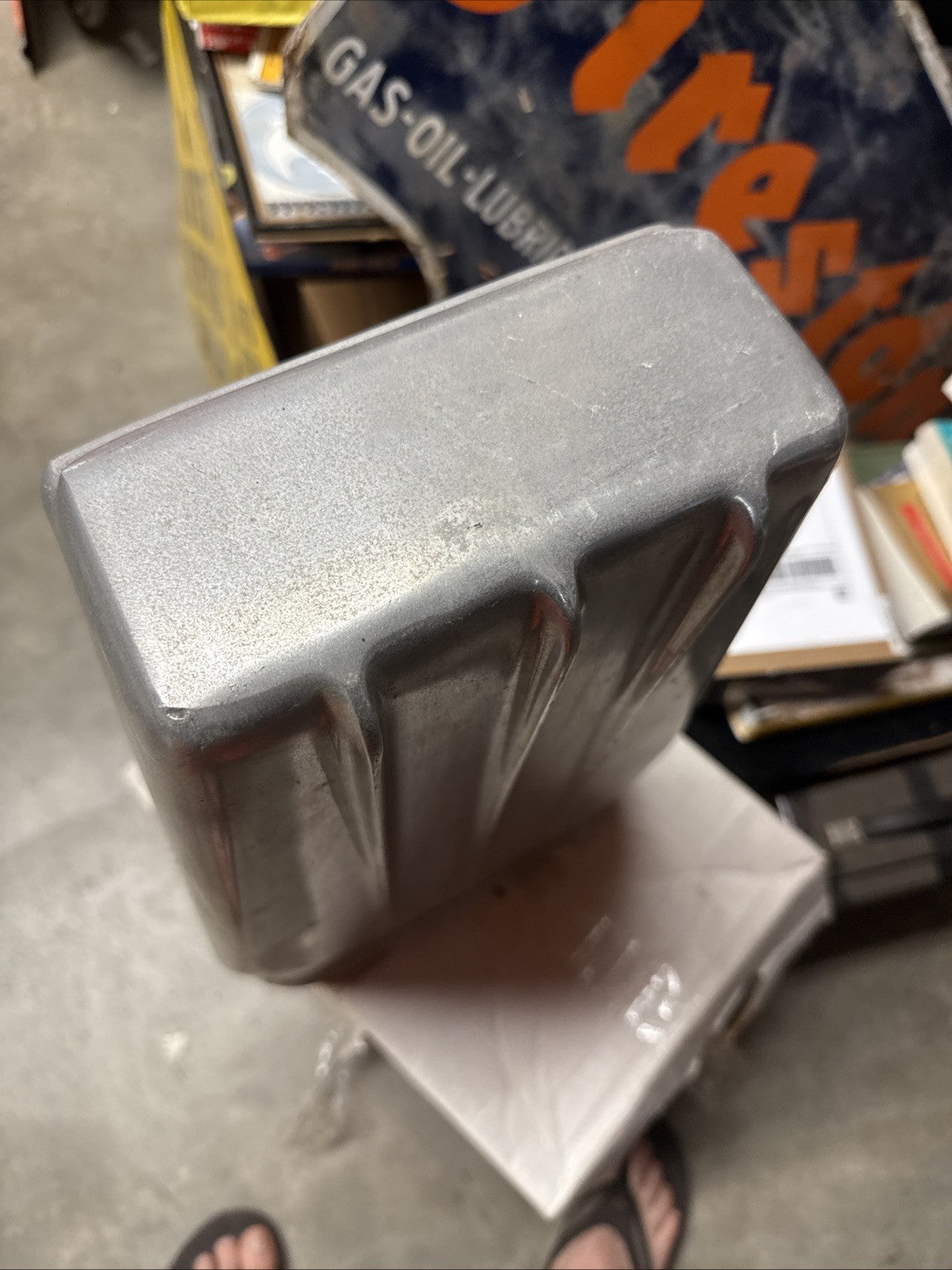 Hot Rod Dual Single Carb Polished Aluminum Bug Catcher Hood Air Scoop Rare7