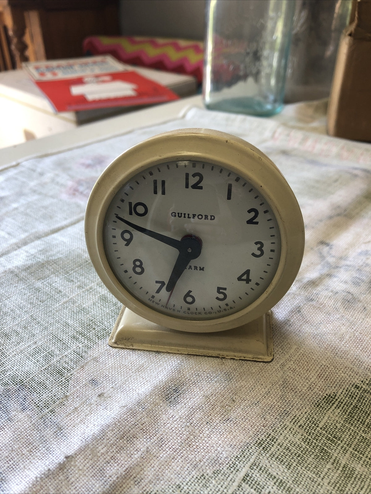 Vintage 1960s Guilford West Germany Alarm Clock0