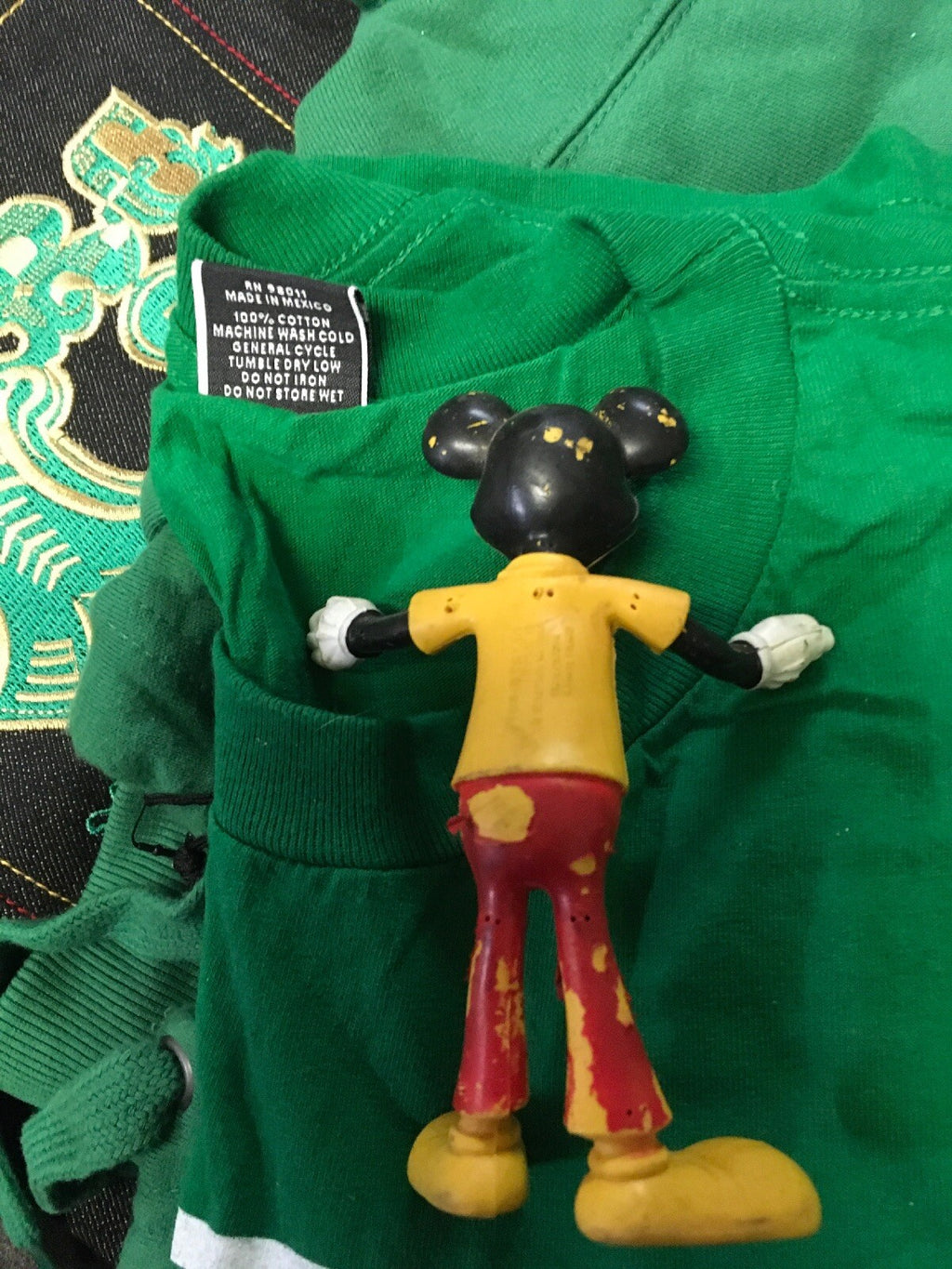 Vintage Mickey Mouse Bendable Figure By Durham #1510 Walt Disney1