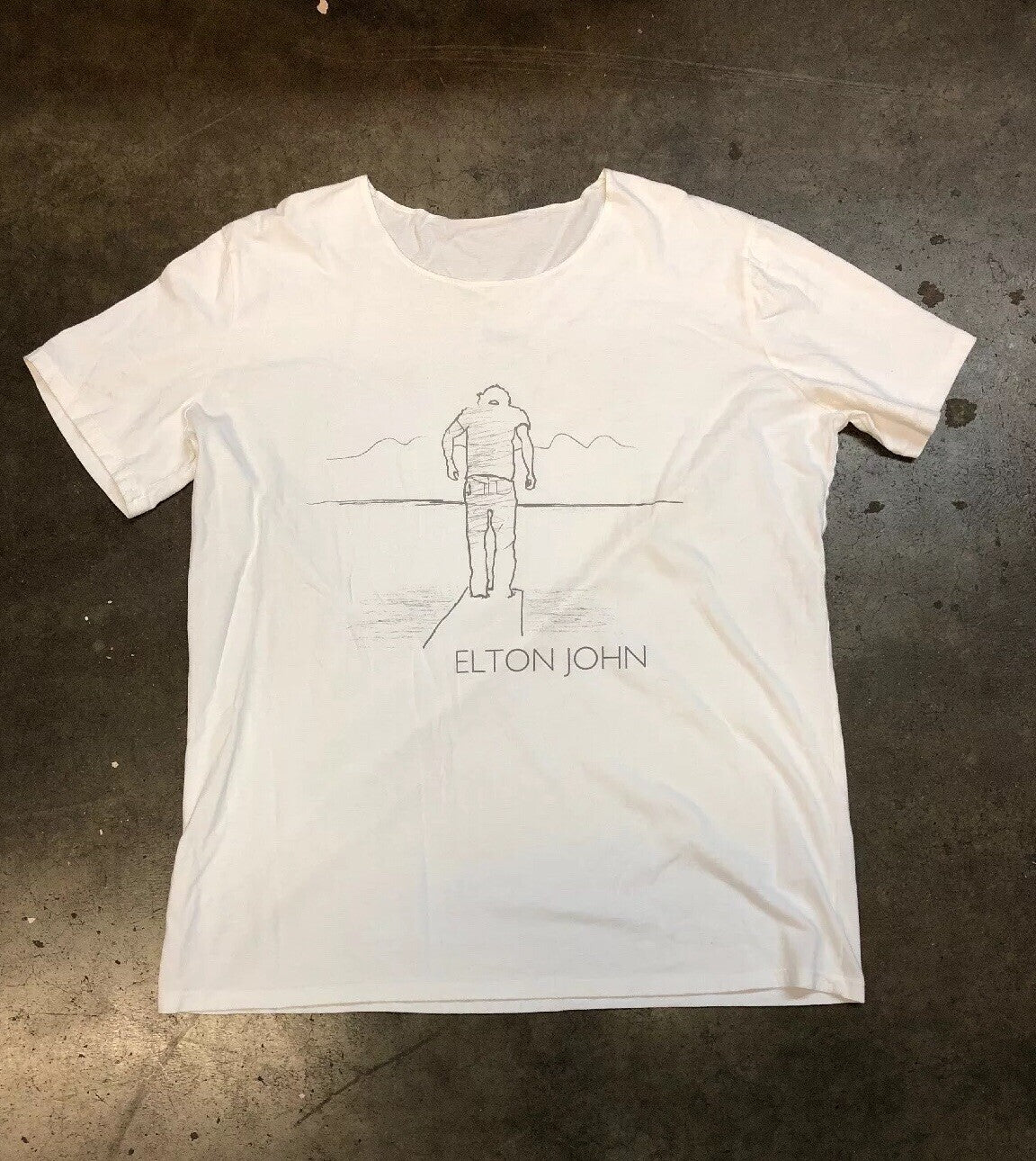 Set Of 2 Unbranded Elton John The Diving Board Print Shirt And Tank Top Size XL0