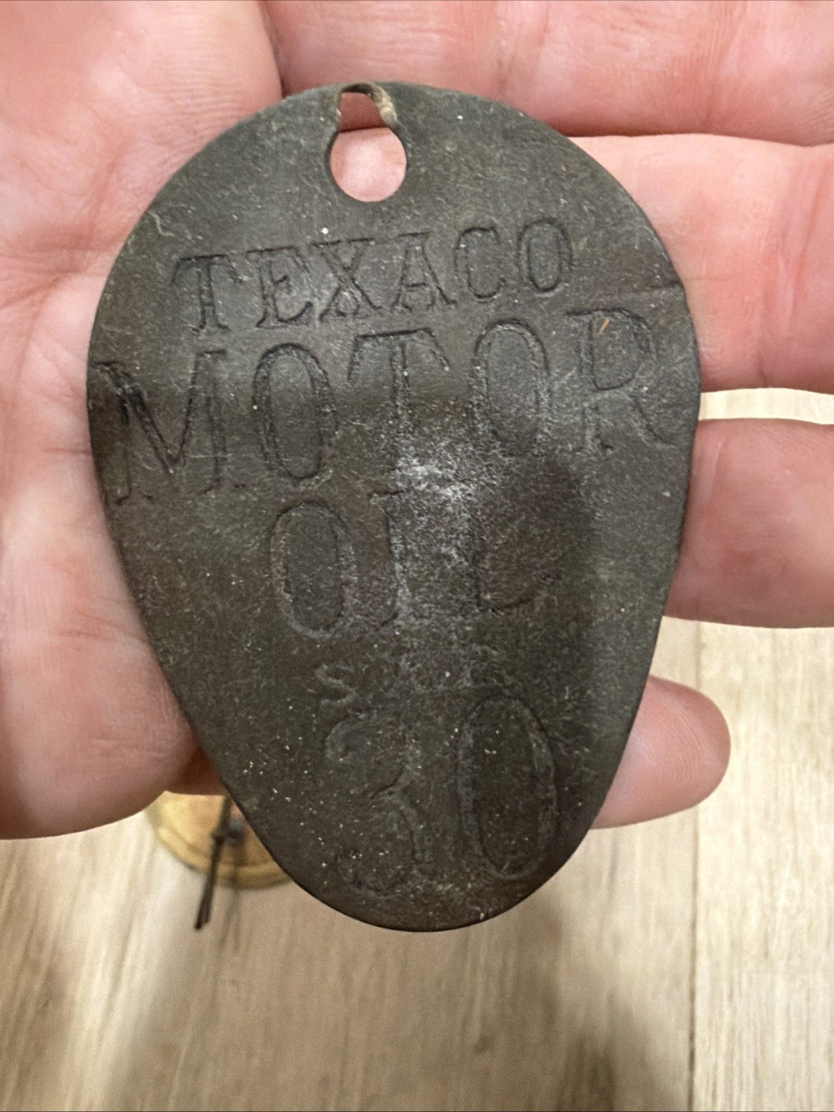 1940's Texaco Gas Oil Service Station Attendant Badge Tag Lot8