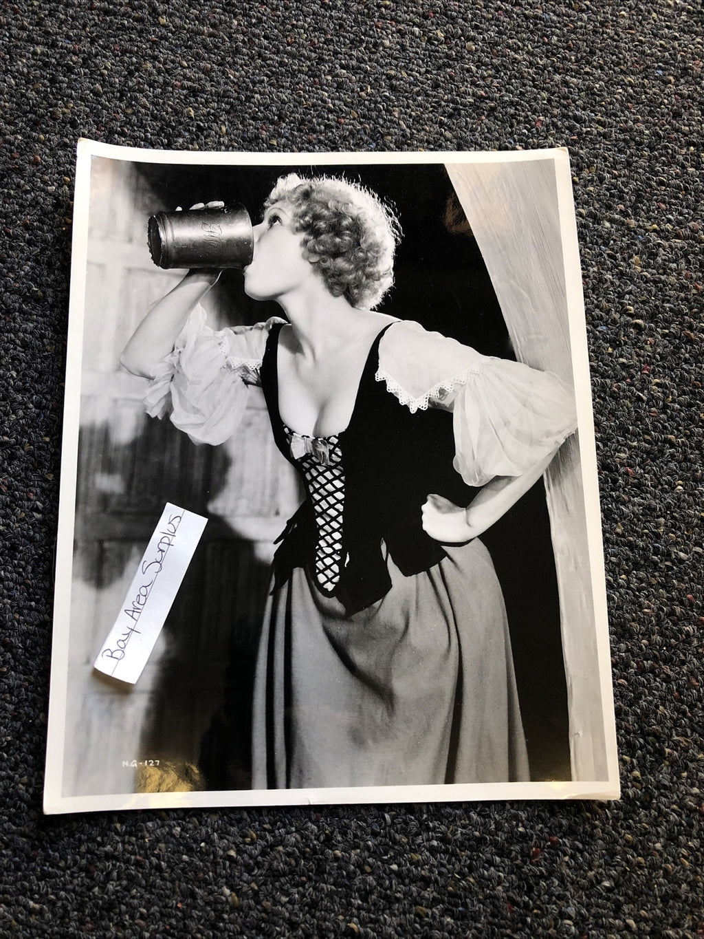 Rare Vintage Original Unpublished Photo Of ANN NEAGE 10”x7.5”0