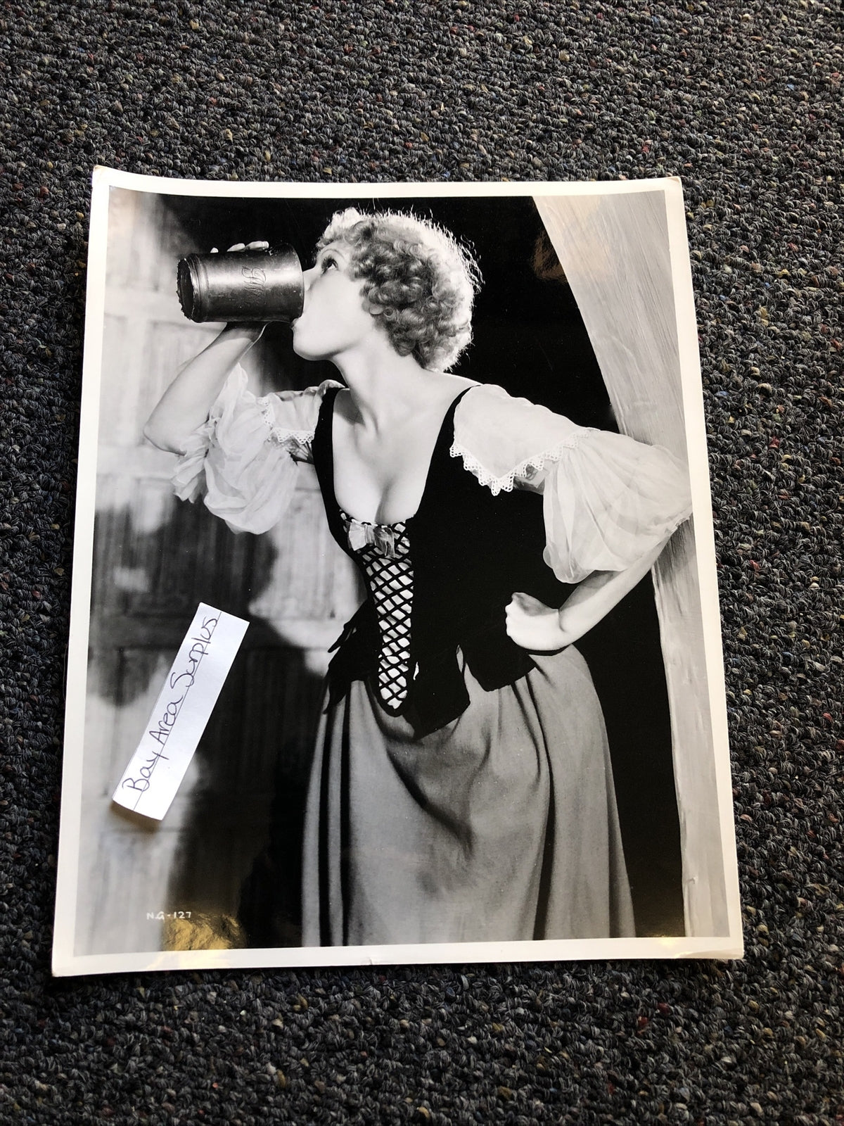 Rare Vintage Original Unpublished Photo Of ANN NEAGE 10”x7.5”0