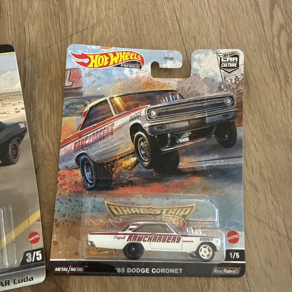 Hot Wheels Premium Lot: Fast & Furious & Car Culture Dodge Plymouth 4pc2