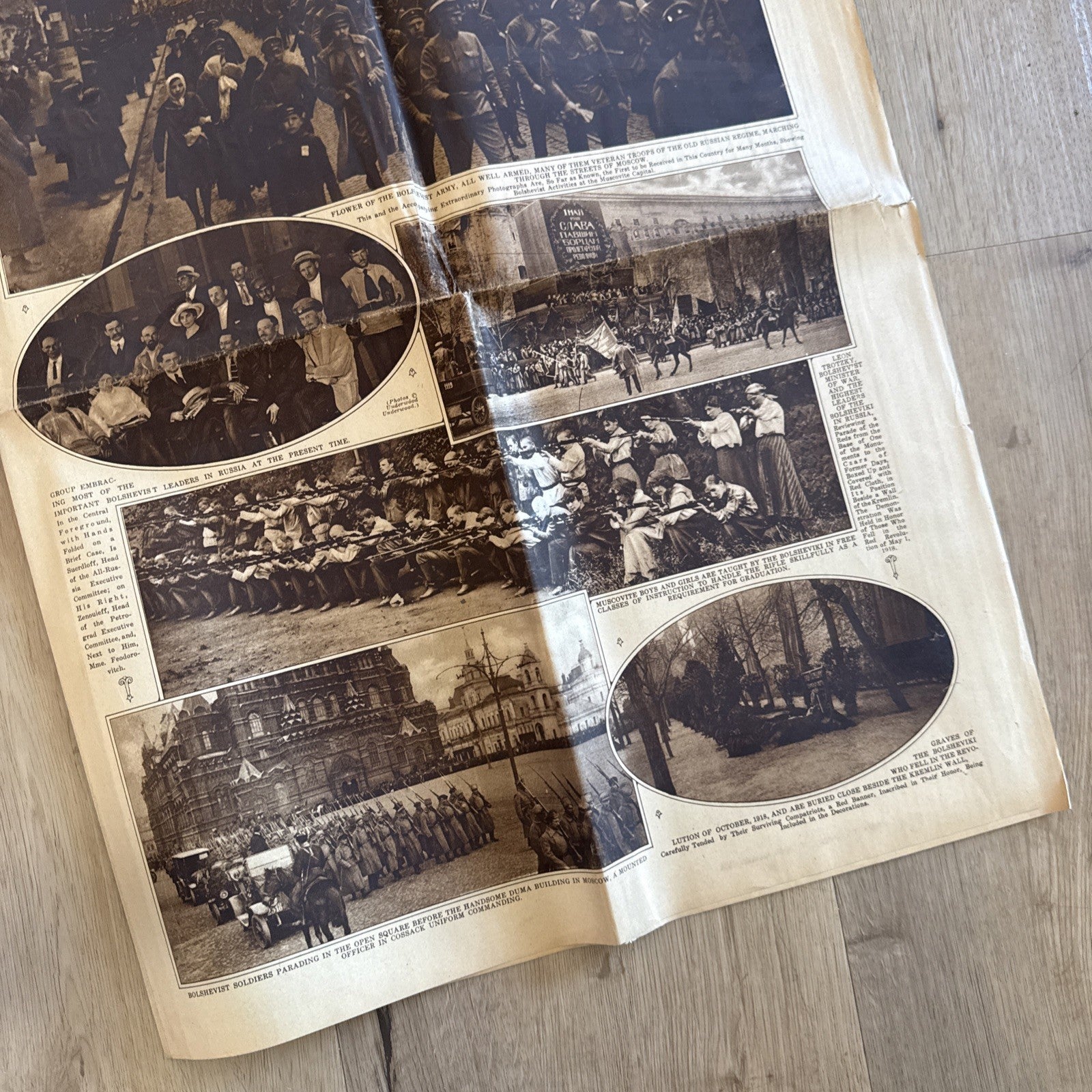 1919 antique NEW YORK TIMES rotogravure PARADE WWI SHIPS ADS FASHION2