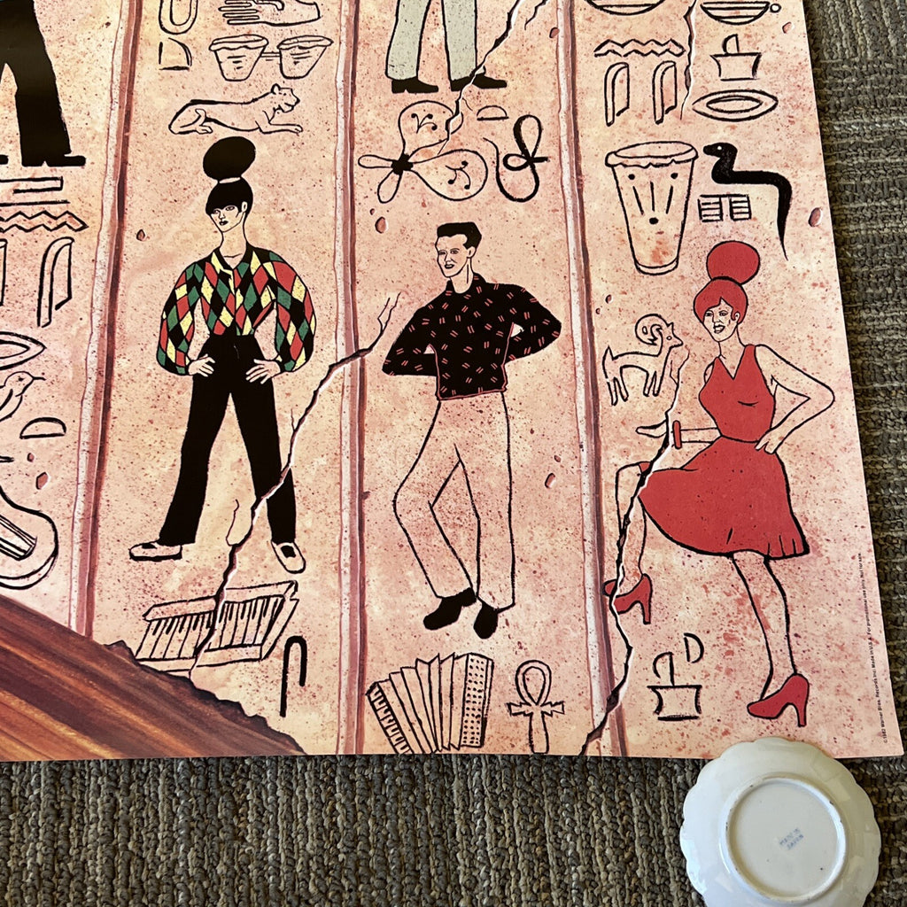 The B-52’s Mesopotamia 1982 Warner Bros Promo Poster Original Vintage #193
