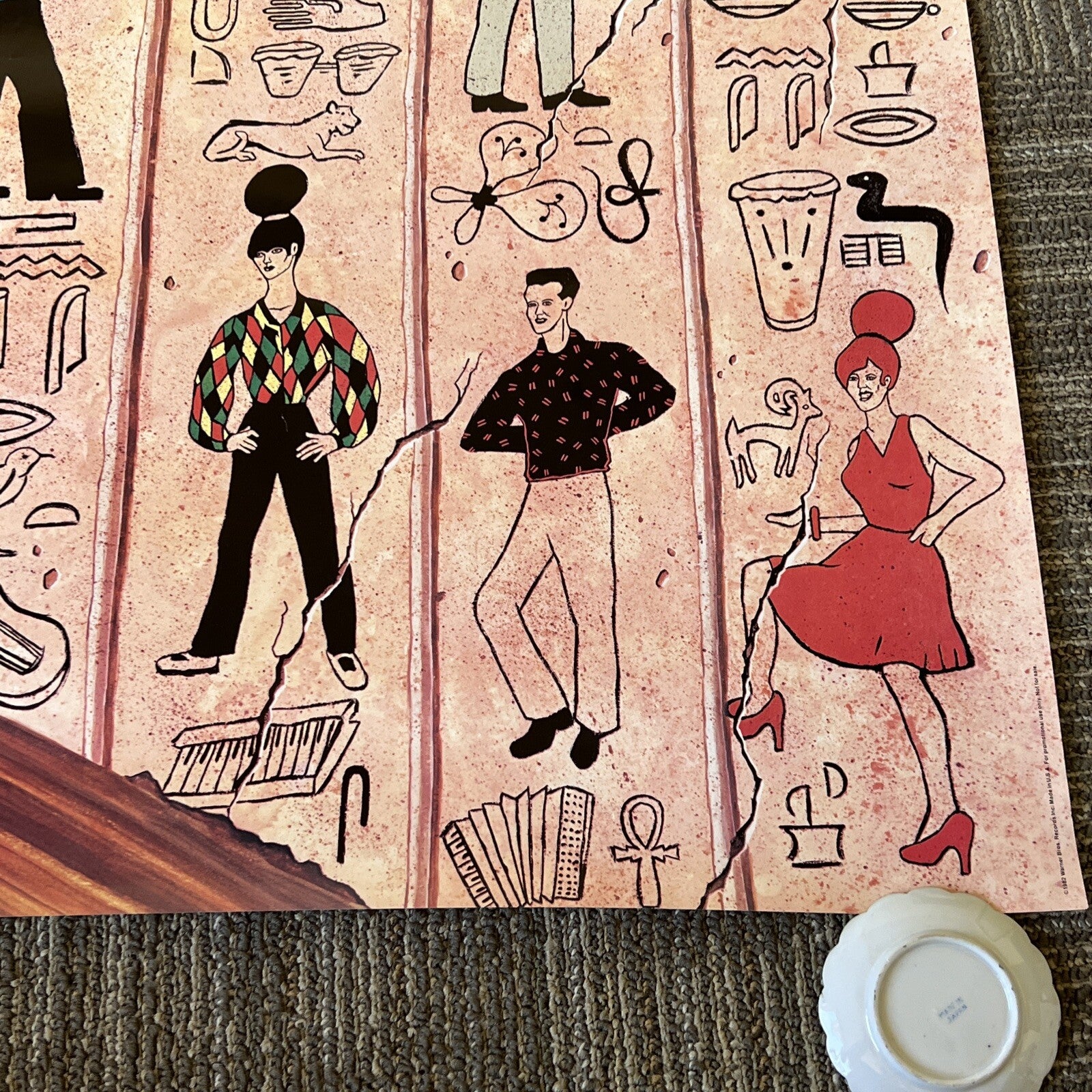 The B-52’s Mesopotamia 1982 Warner Bros Promo Poster Original Vintage #193