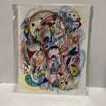 Original Abstract Art Piece “Flower Buds” by Kim Dean0