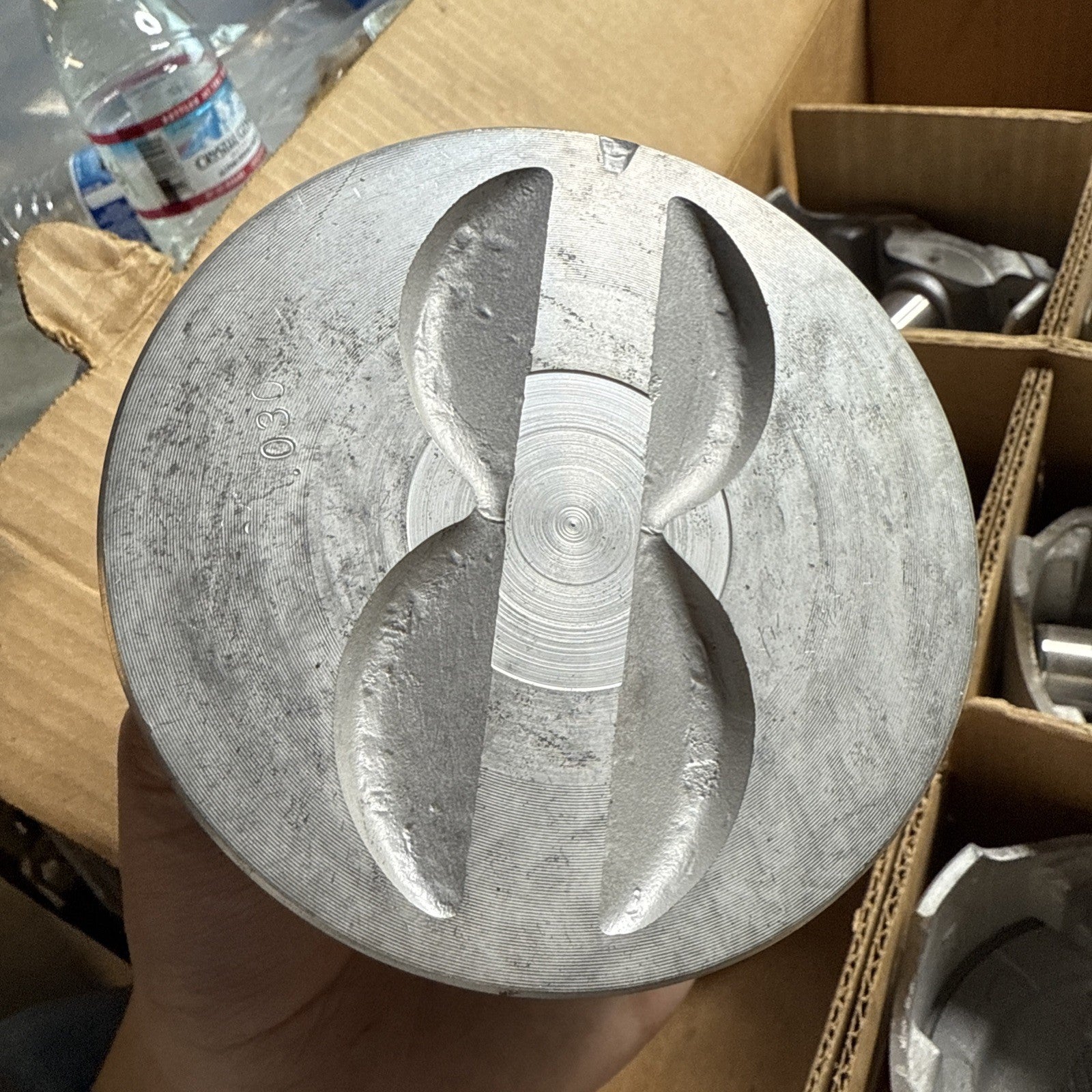 Forged Pistons Set of 6 – Matched Codes 08-03 10-02 07-02 12-01 – High Perf4