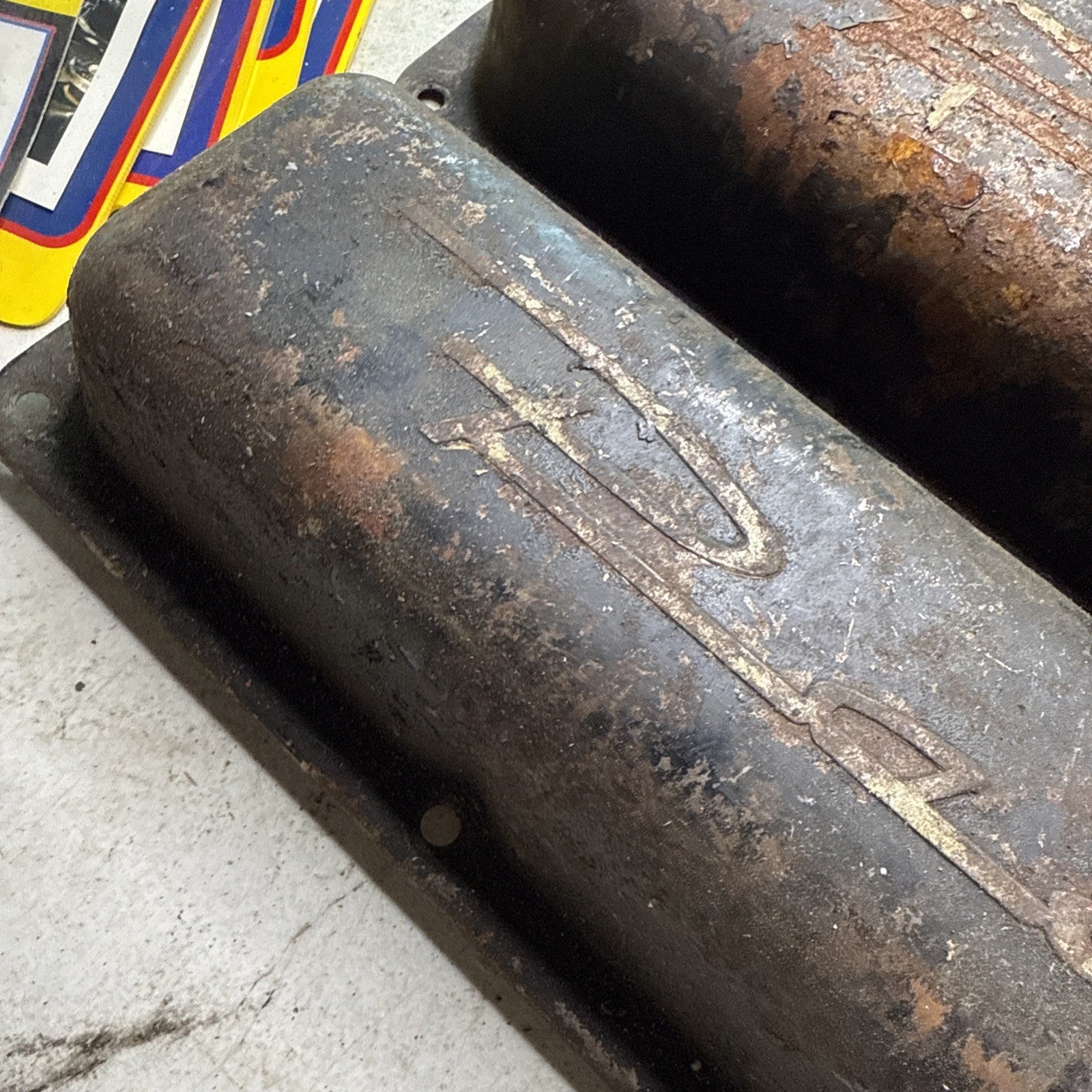 Vintage Packard Valve Cover – Pair – Original – Rat Rod scta3