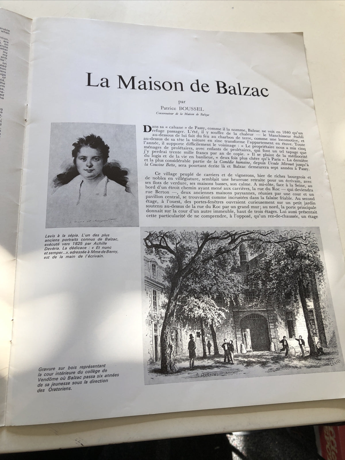 Honoré de Balzac La Madison De Balzac- French House Walking Tour Vintage2