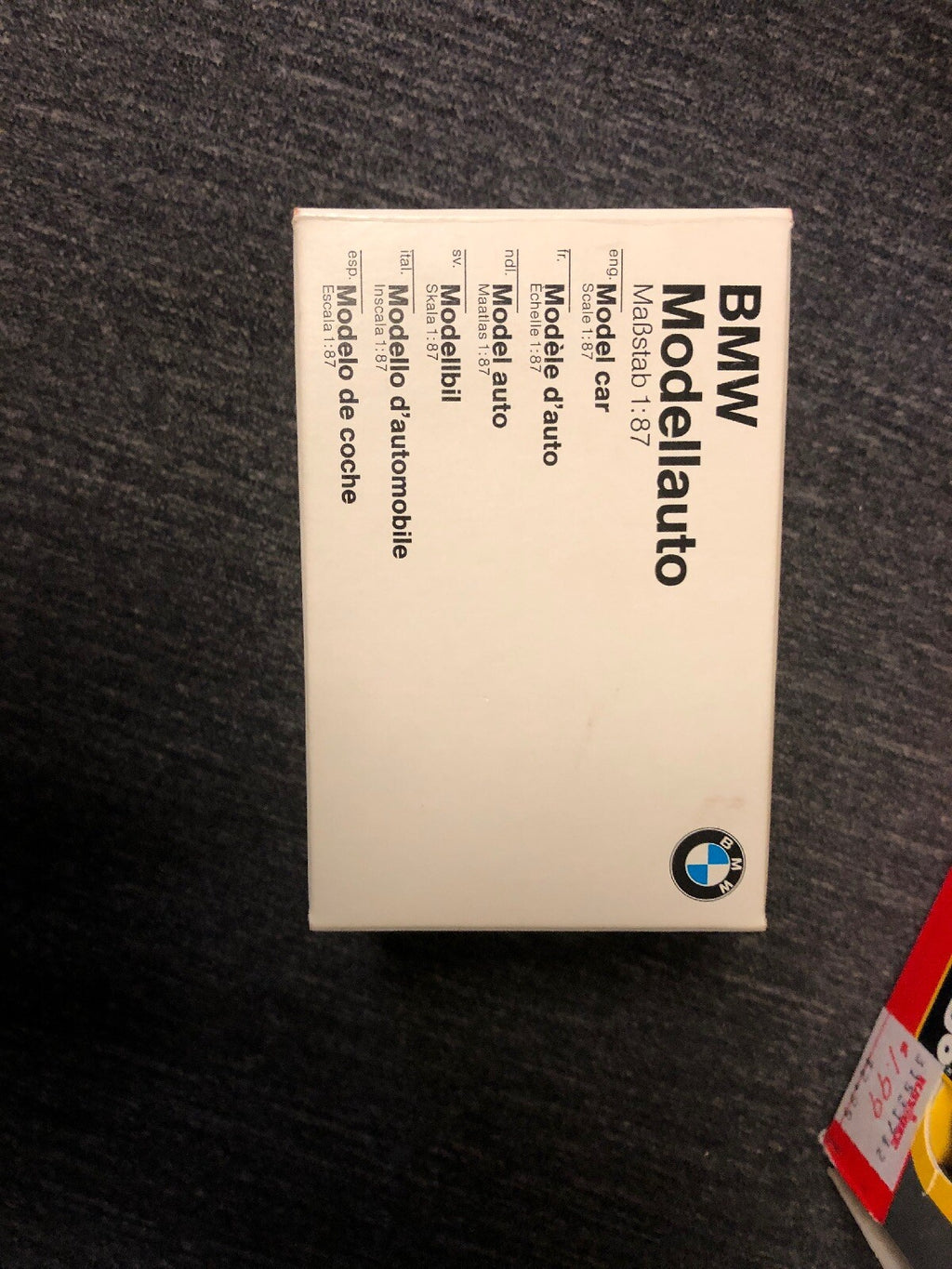 Herpa 1/87 HO BMW Mabstab 1:87 Red3
