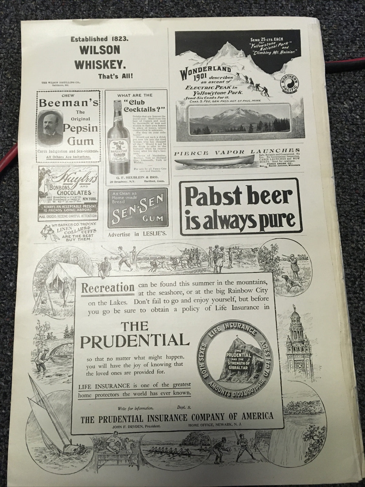 Vintage Leslie's Weekly 1901 September 21, New York Magazine Original3