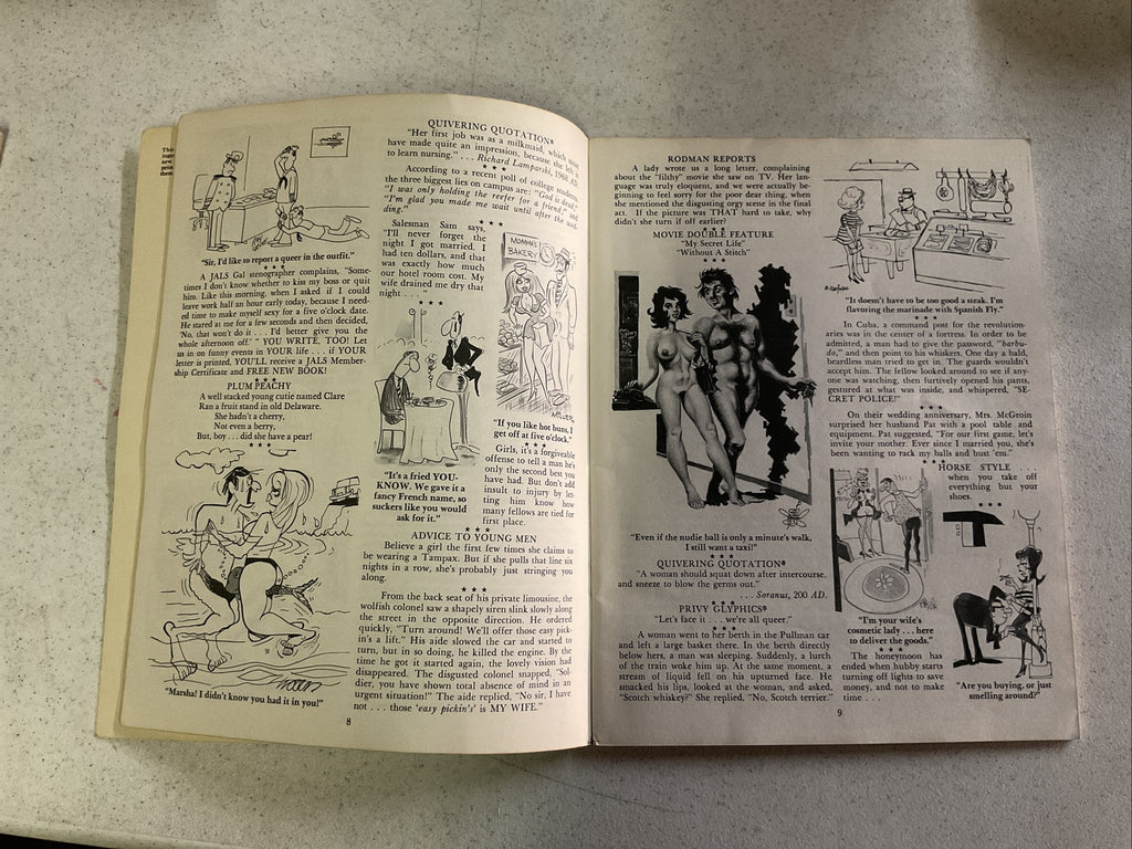 Vintage Comic Books Adult Humor Risque Pierre Davis 1972 Lot5